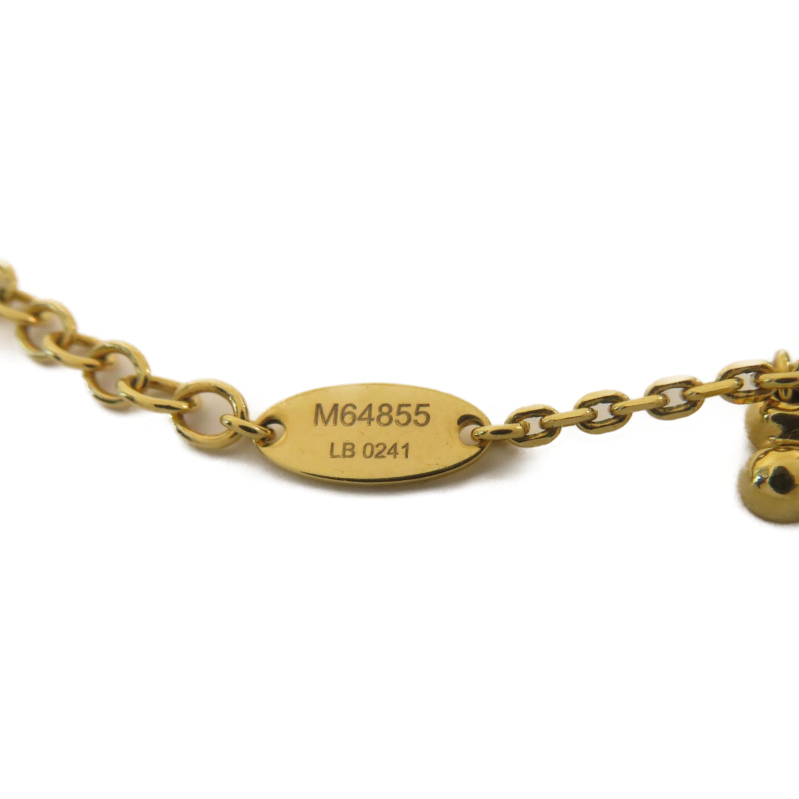 LOUIS VUITTON 金屬Necklace項鏈金色