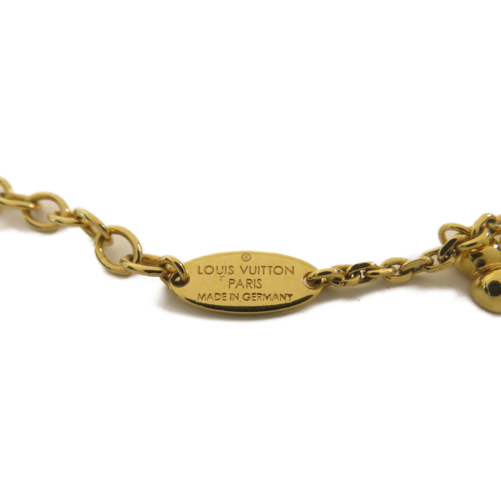 LOUIS VUITTON 金屬Necklace項鏈金色