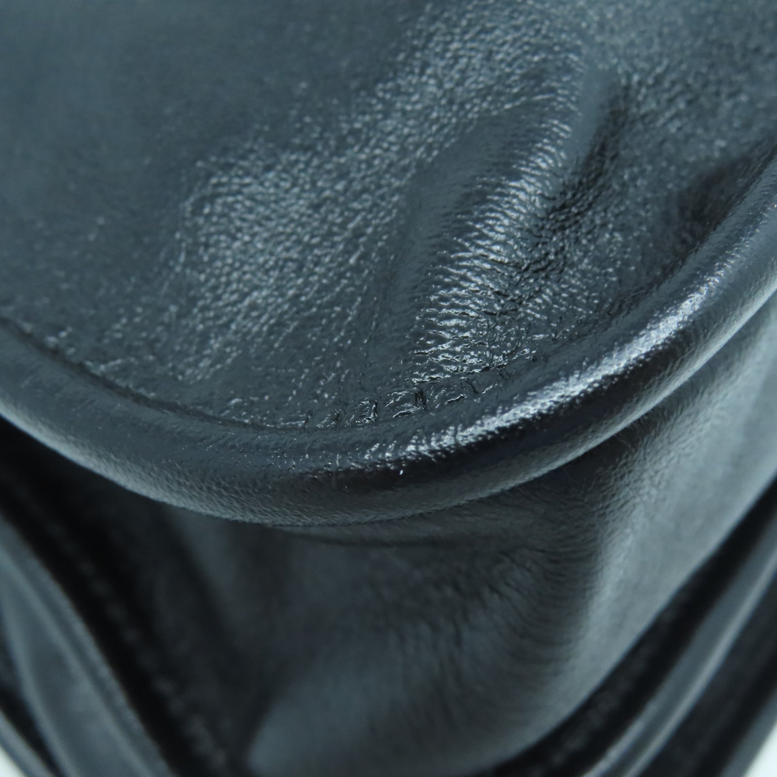 GUCCI 牛皮皮革Shoulder Tote金扣鏈帶手挽肩背兩用袋黑色