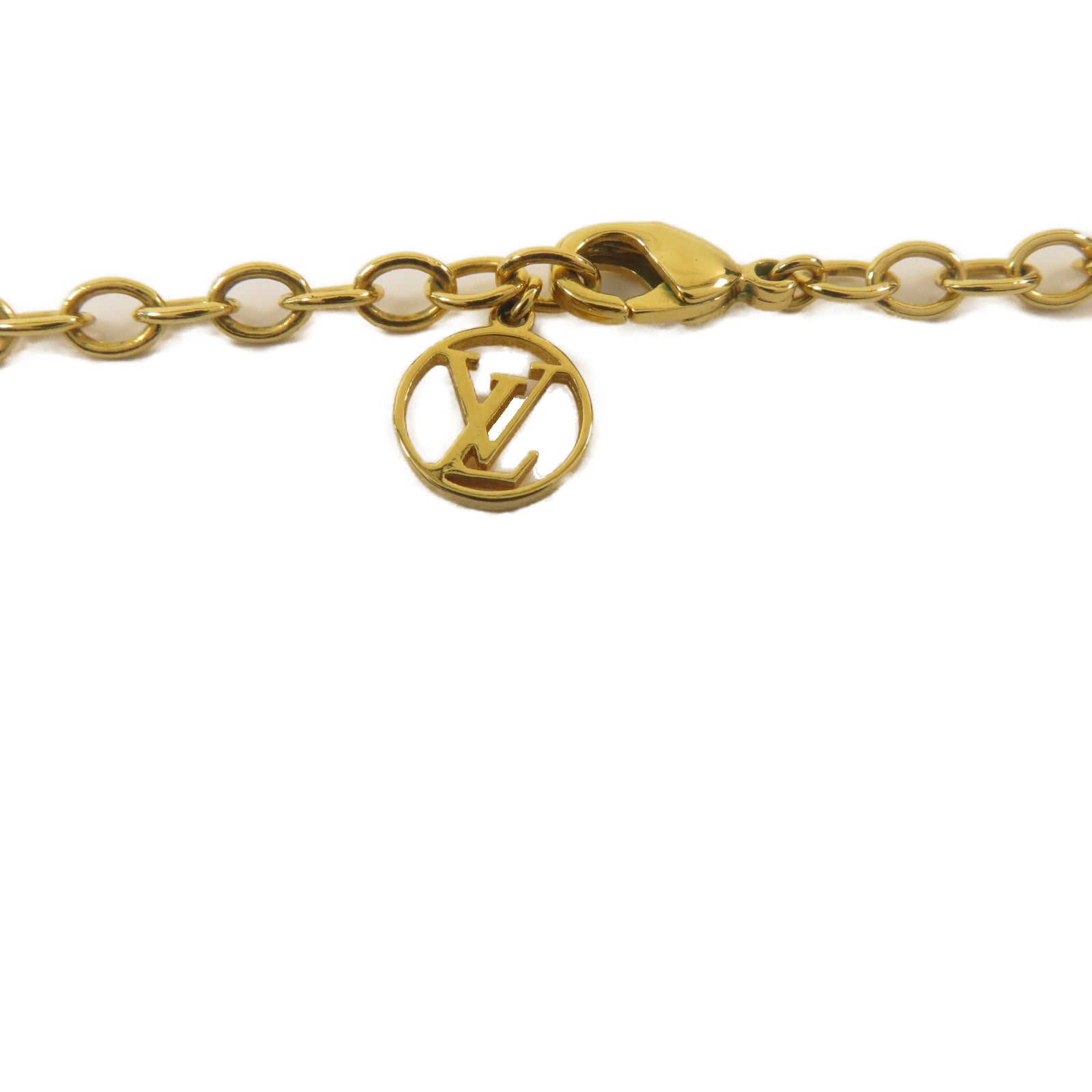 LOUIS VUITTON 金屬Necklace項鏈金色