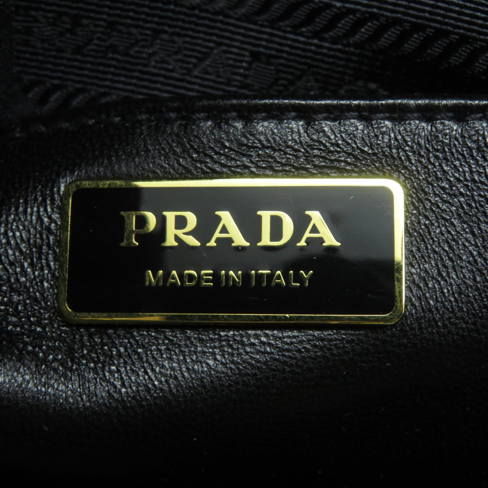PRADA 尼龍2 Way Shoulder金扣手挽肩背兩用袋黑色