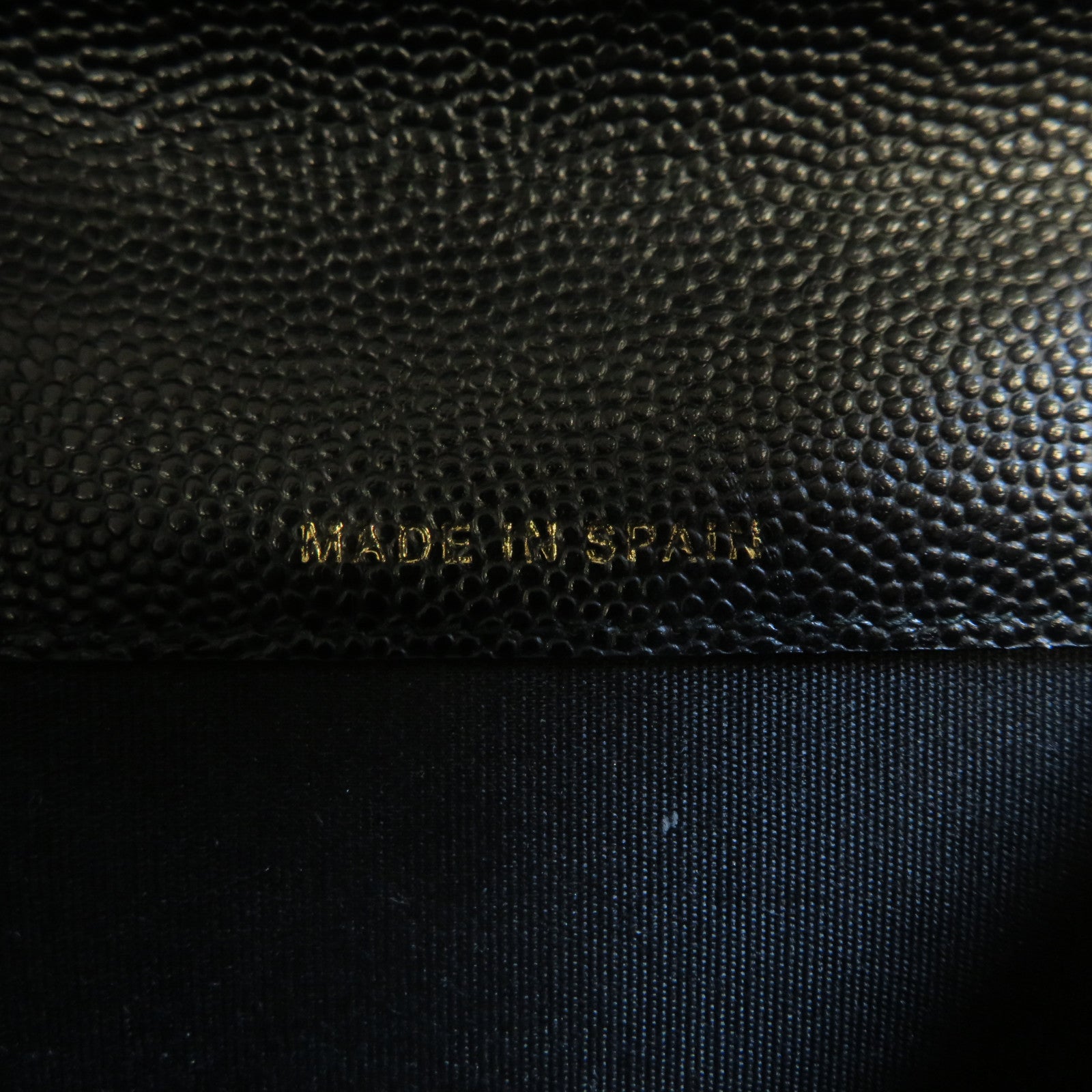 CHANEL 菱格牛皮皮革Card Case金扣卡片套黑色