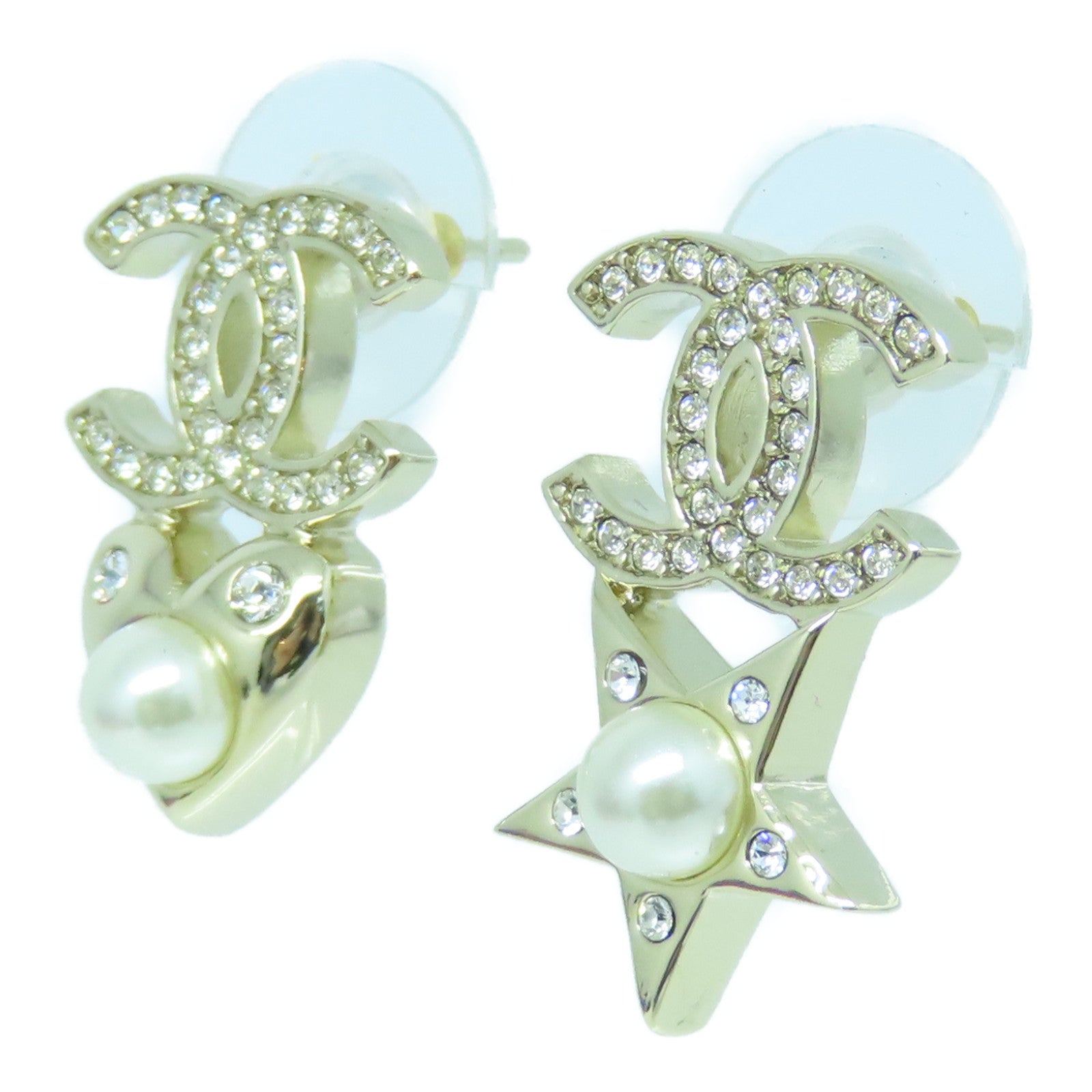 CHANEL metal Earrings gold earrings