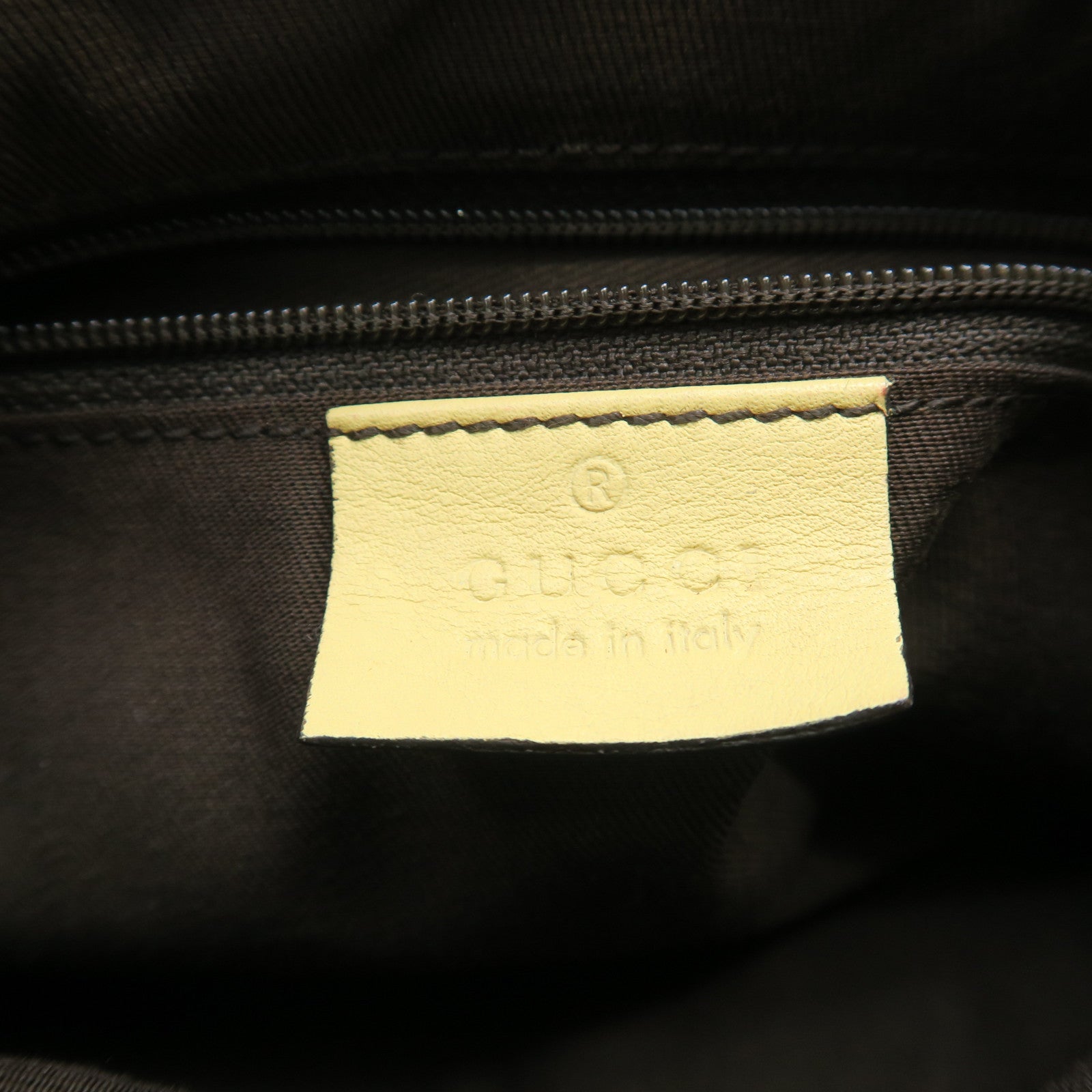 GUCCI canvas Shoulder Bag gold buckle shoulder bag brown