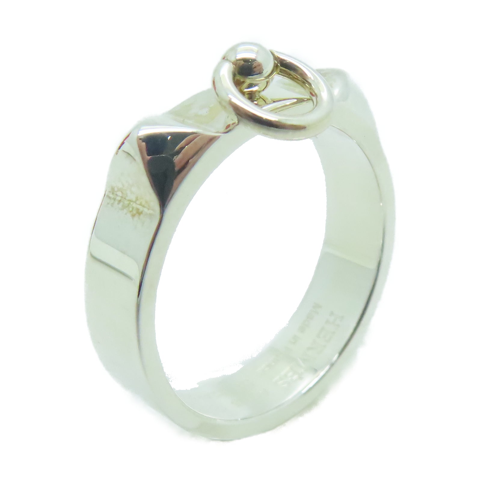 HERMES 925纯银Collier De Chien戒指US#7