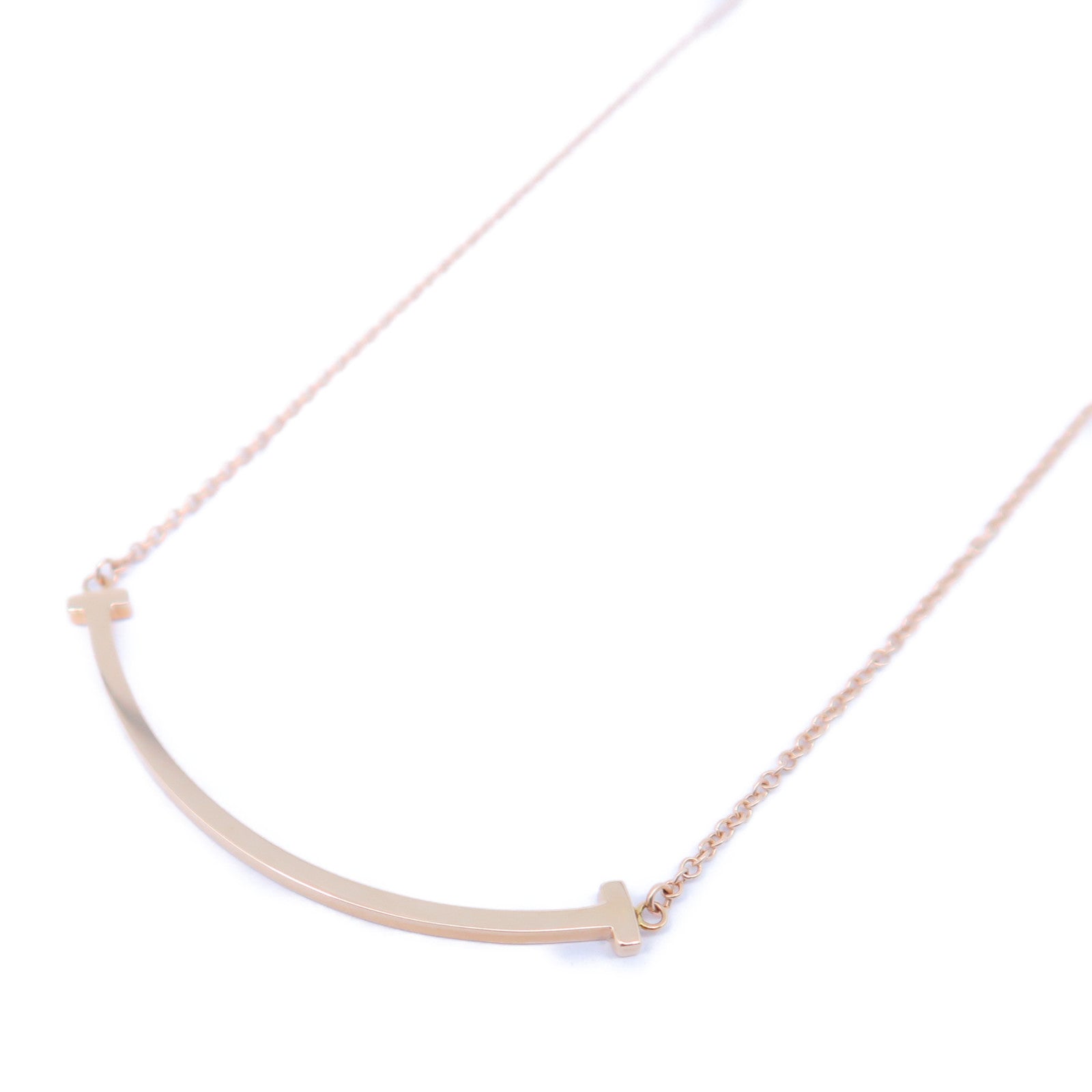 TIFFANY＆CO 18K黃金Smile Necklace項鍊金色