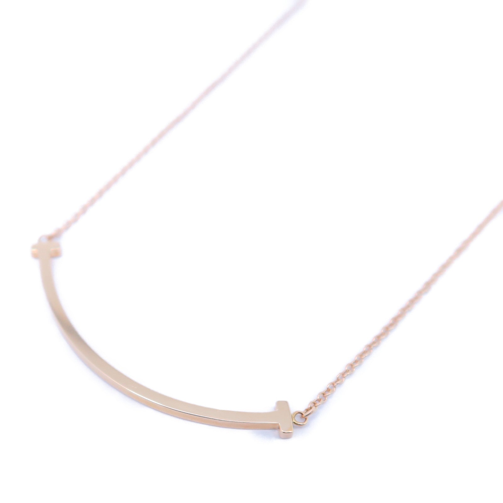 TIFFANY＆CO 18K黃金Smile Necklace項鍊金色