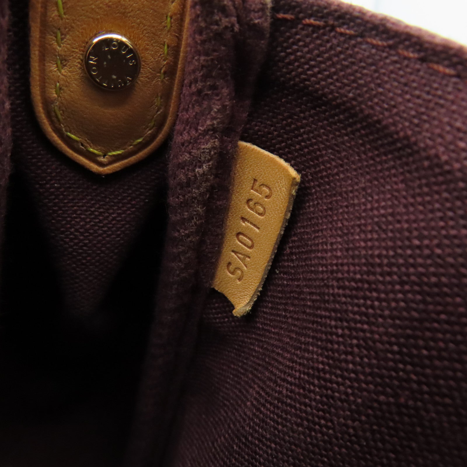 LOUIS VUITTON Monogram Favorite MM 2Way Shoulder Bag金扣鏈帶肩背袋啡色