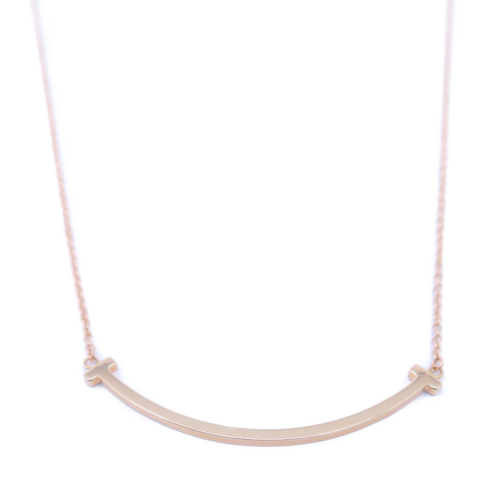 TIFFANY＆CO 18K黃金Smile Necklace項鍊金色