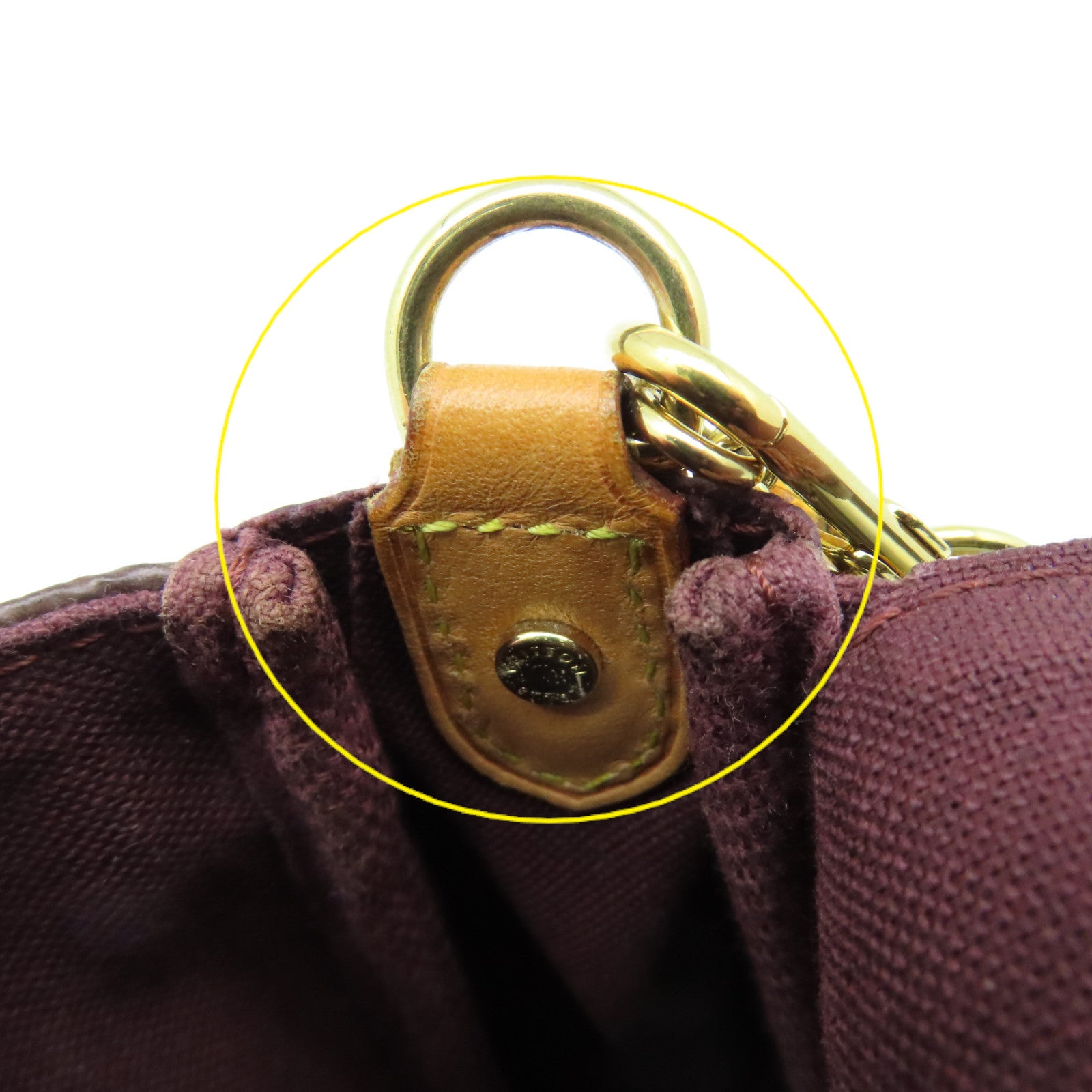 LOUIS VUITTON Monogram Favorite MM 2Way Shoulder Bag金扣鏈帶肩背袋啡色