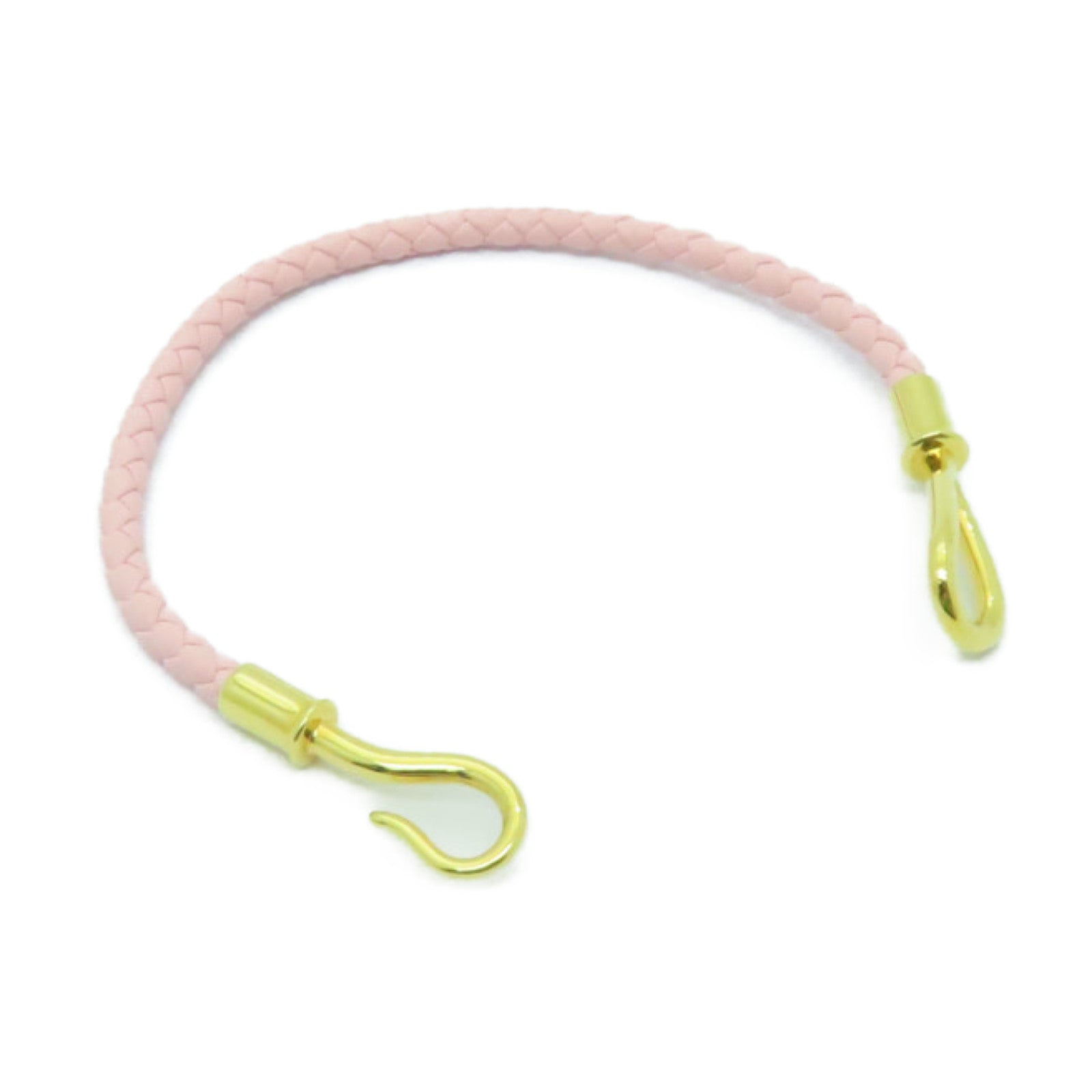 HERMES 【激減優惠】Swift皮革Jumbo Bracelet金扣手鐲粉紅色