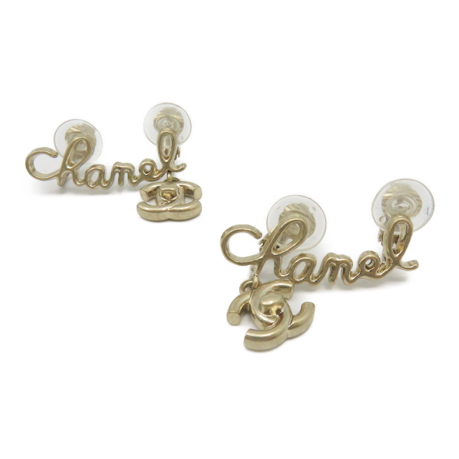 CHANEL 【激減優惠】 金屬Earrings耳環銀色