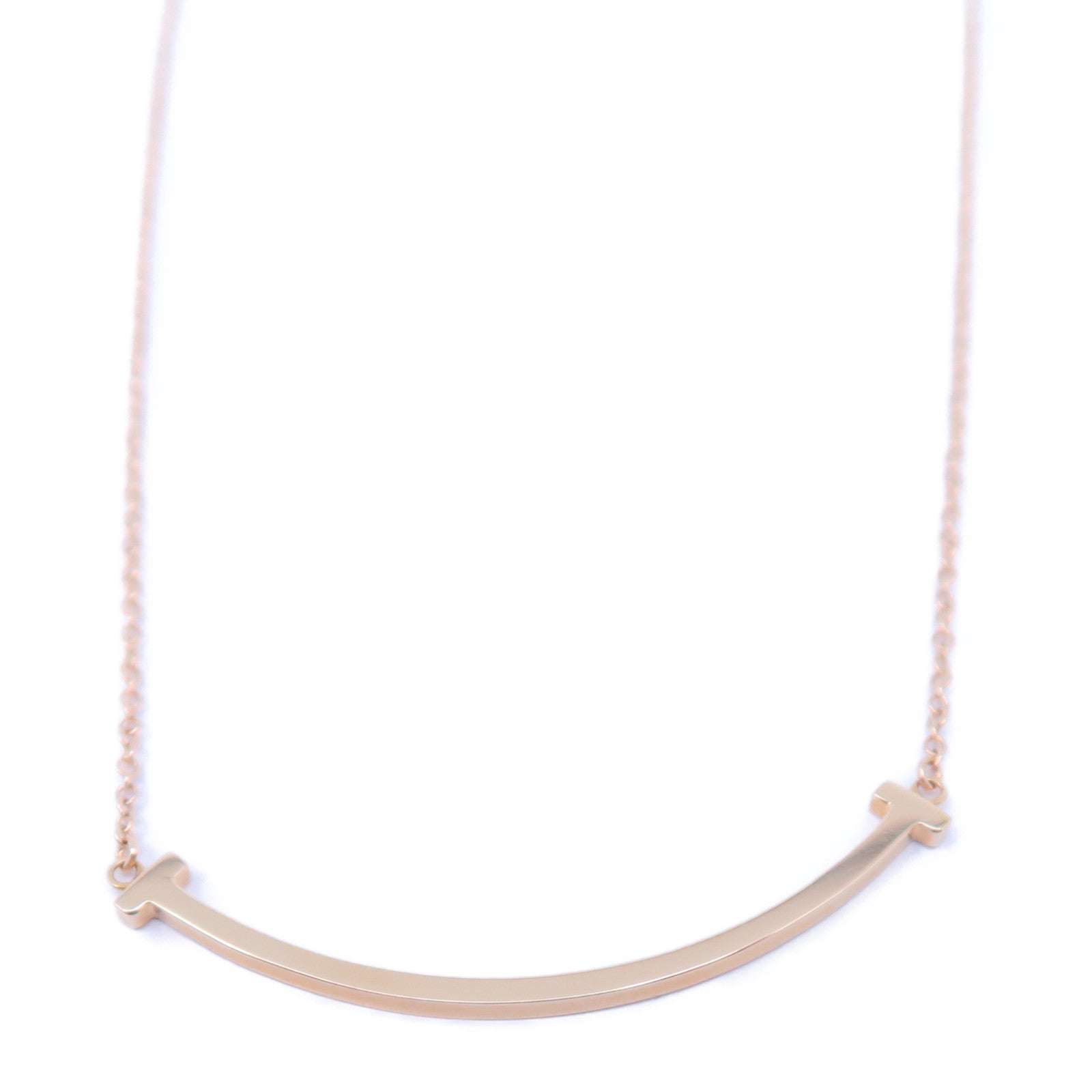 TIFFANY＆CO 18K黃金Smile Necklace項鍊金色