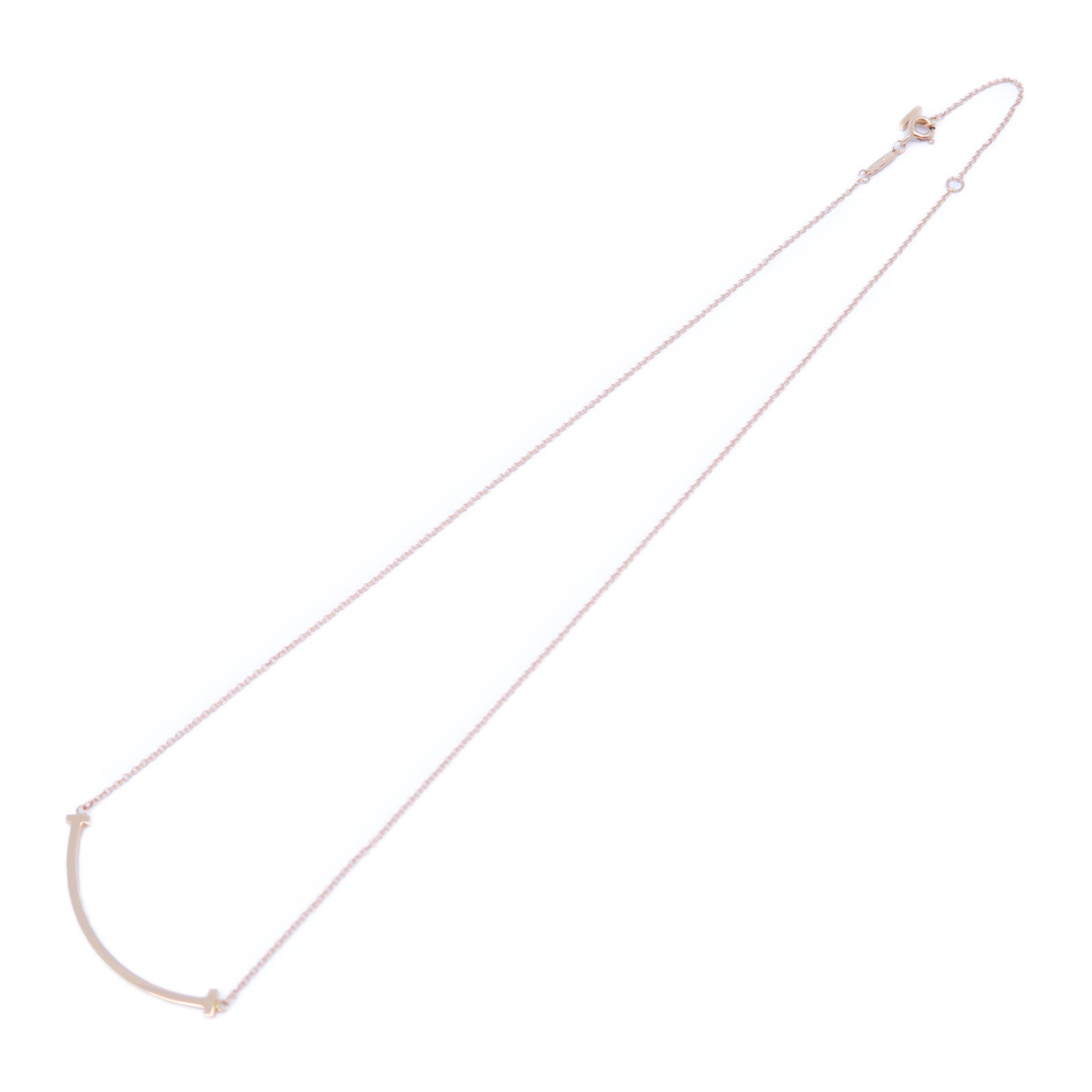 TIFFANY＆CO 18K黃金Smile Necklace項鍊金色