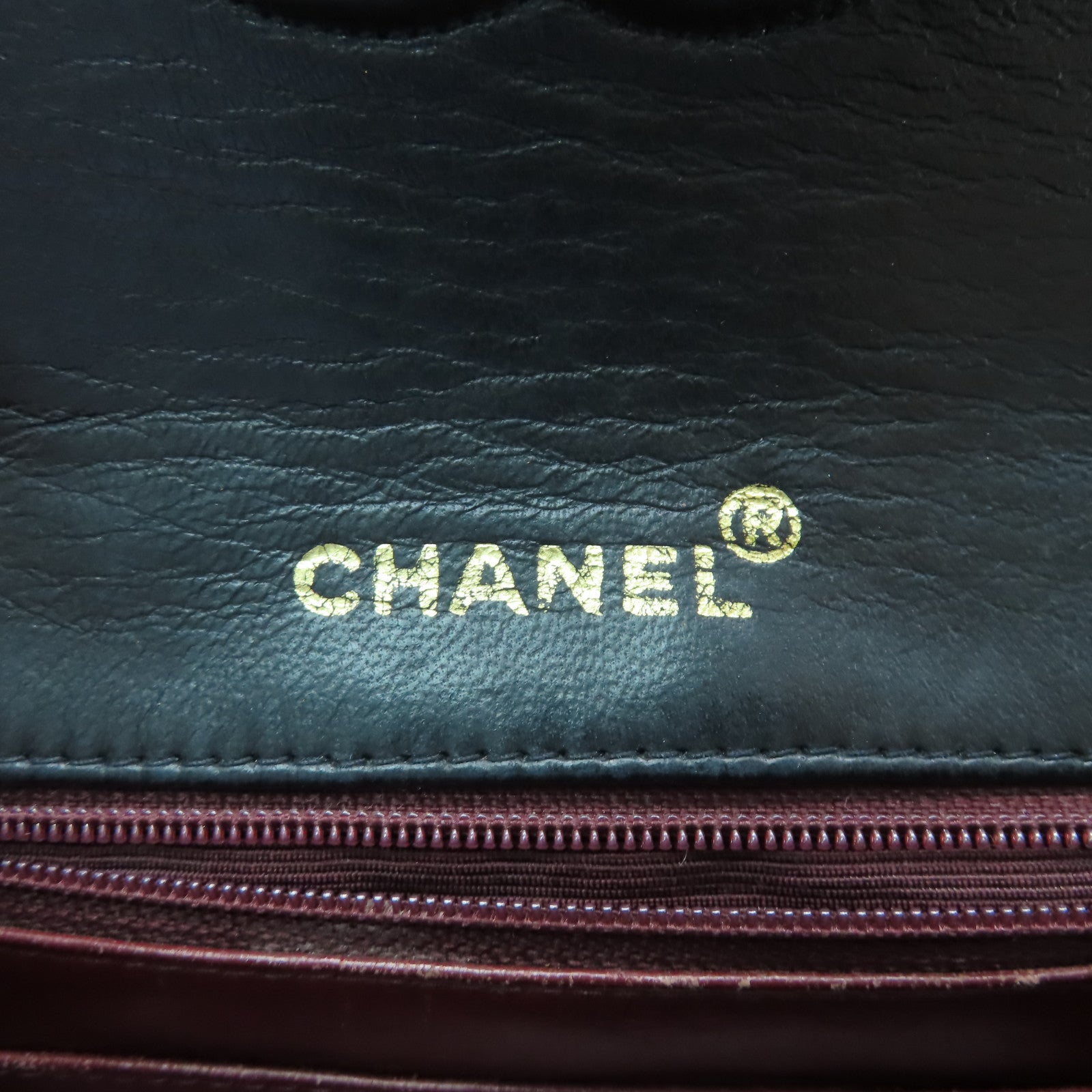 CHANEL 【激減優惠】菱格羊皮皮革Vintage Mini 17cm金扣鏈帶肩背袋黑色