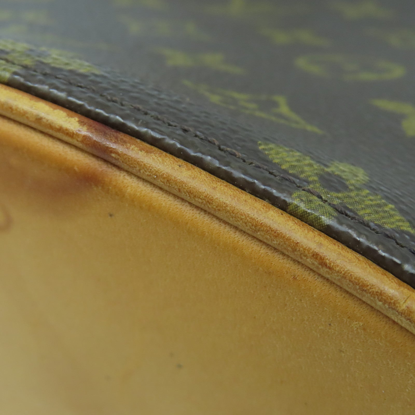 LOUIS VUITTON Monogram Drouot Gold Buckle Shoulder Bag Brown