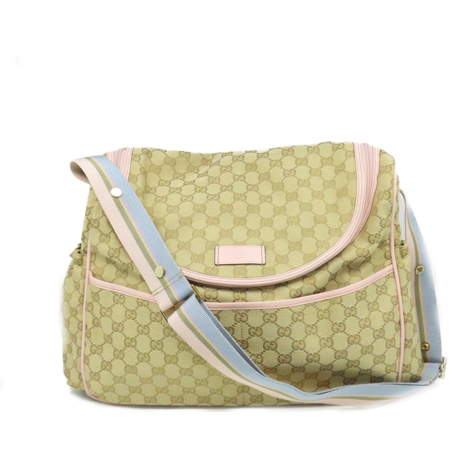 GUCCI GG帆布Shoulder Bag肩背袋啡色