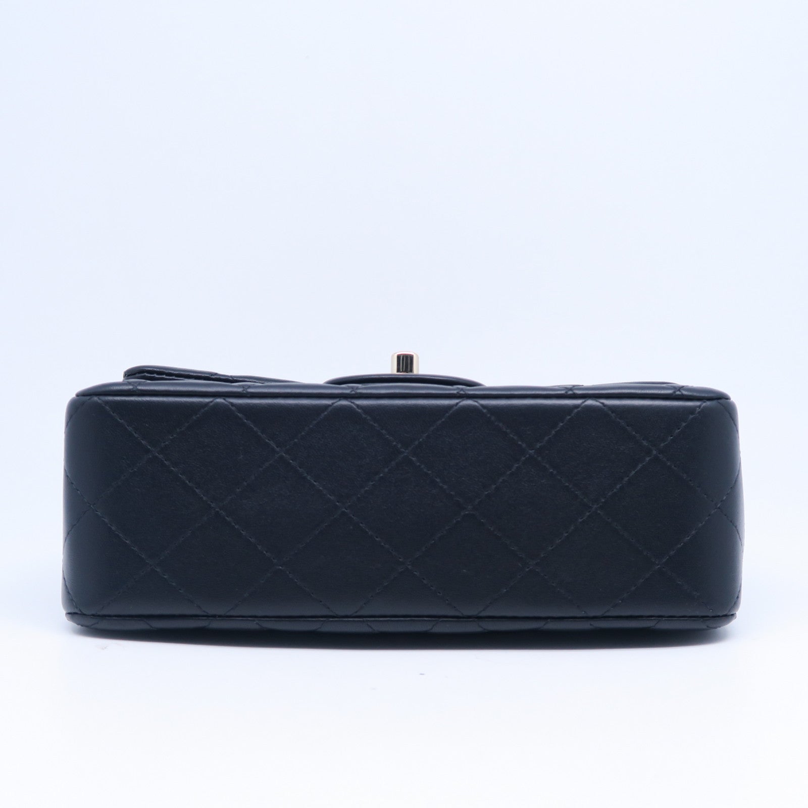 CHANEL 菱格羊皮皮革2 Way Shoulder Bag金扣手挽肩背兩用袋黑色