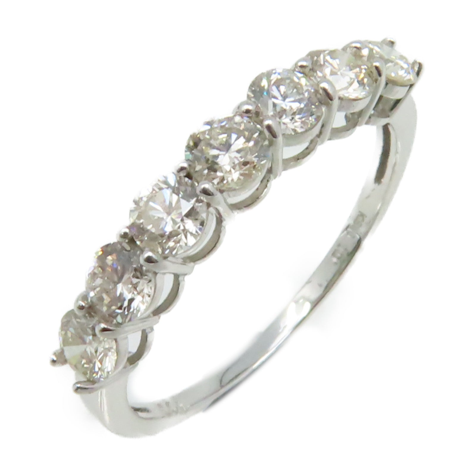 JEWELRY 18K白金Diamond Ring 1.0ct鑽石戒指US#7.75
