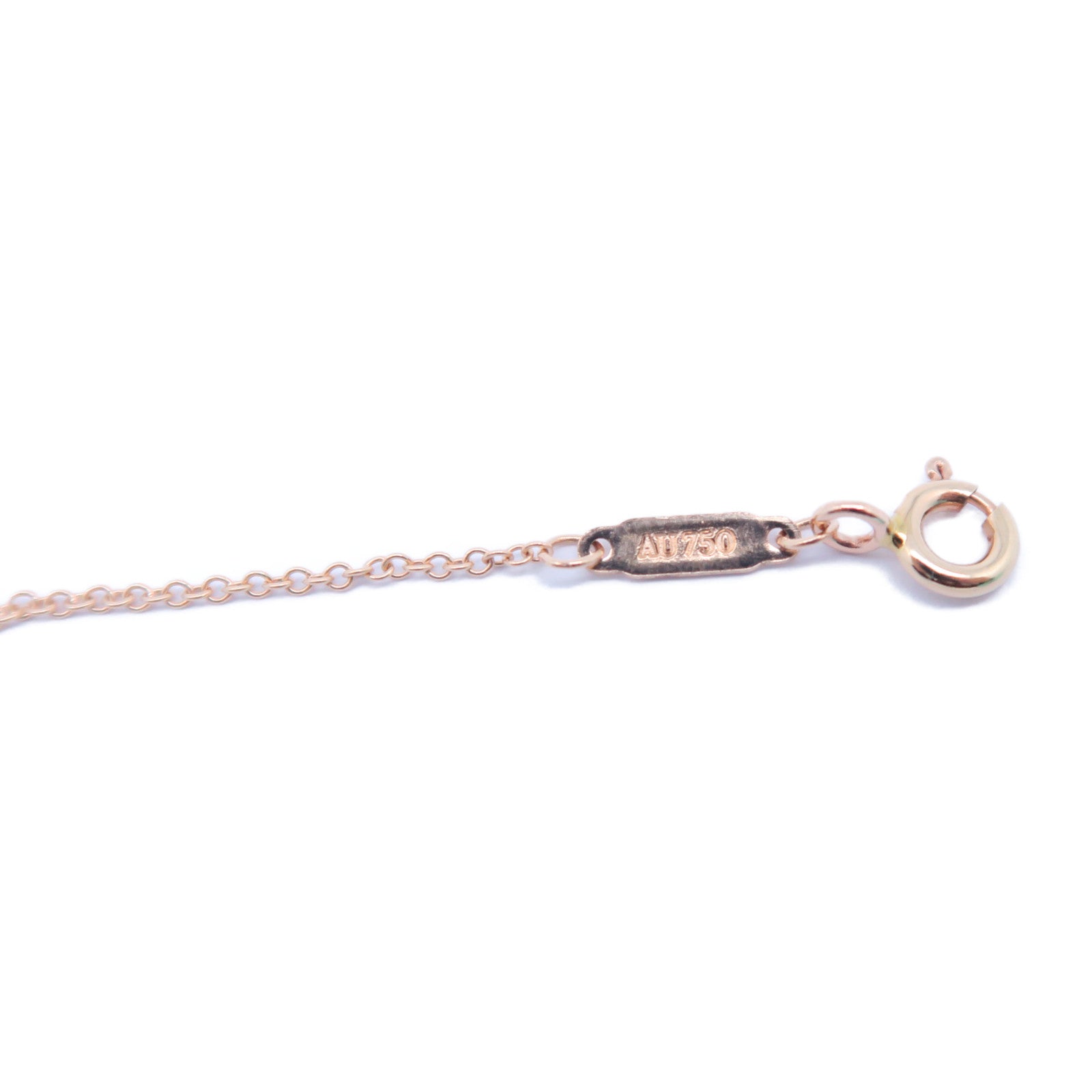 TIFFANY＆CO 18K黃金Smile Necklace項鍊金色