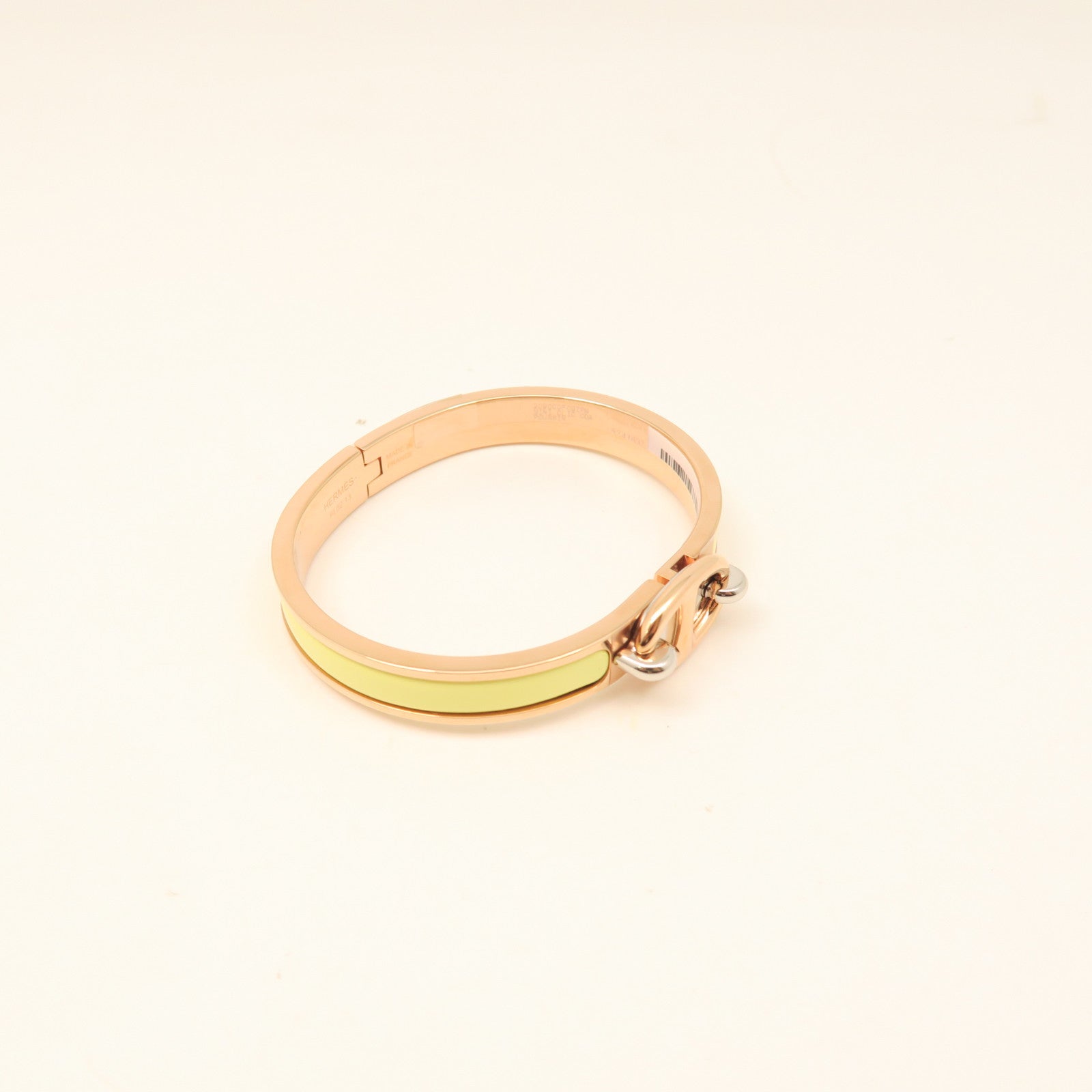 HERMES 金属/陶瓷セラミックMini Clic CDA手镯小鸡黄嫩黄