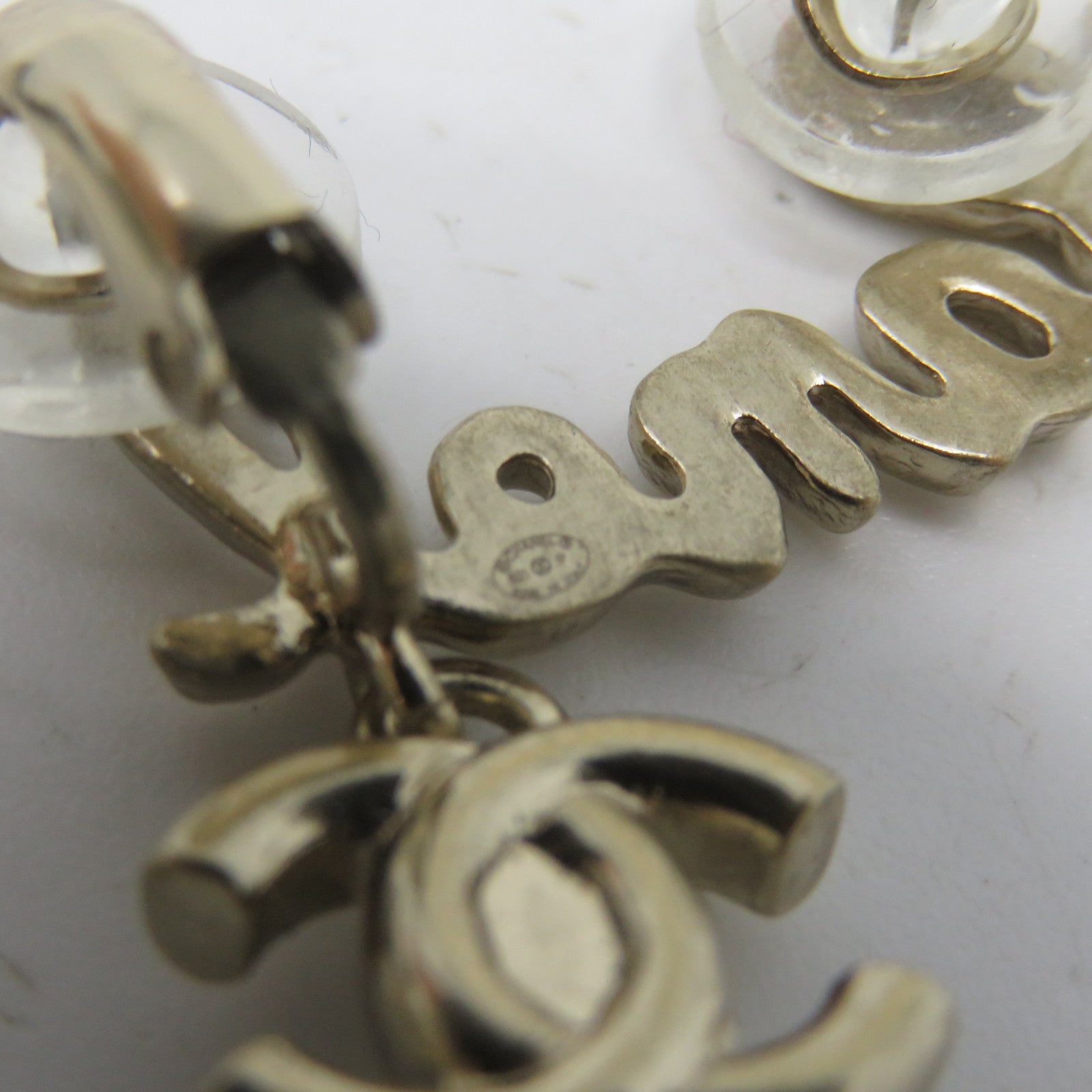 CHANEL 【激減優惠】 金屬Earrings耳環銀色