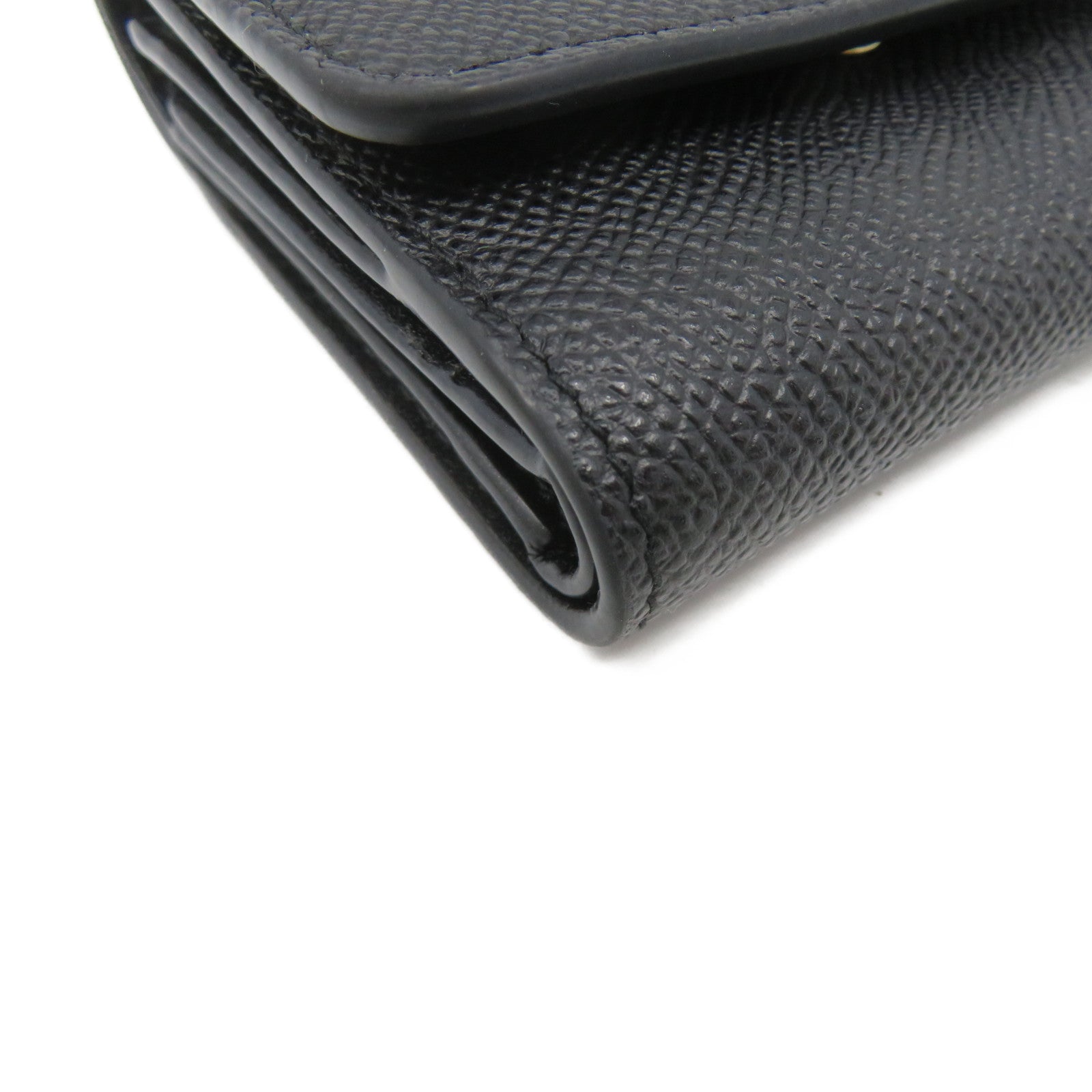 Dior cowhide leather Short Wallet short wallet black