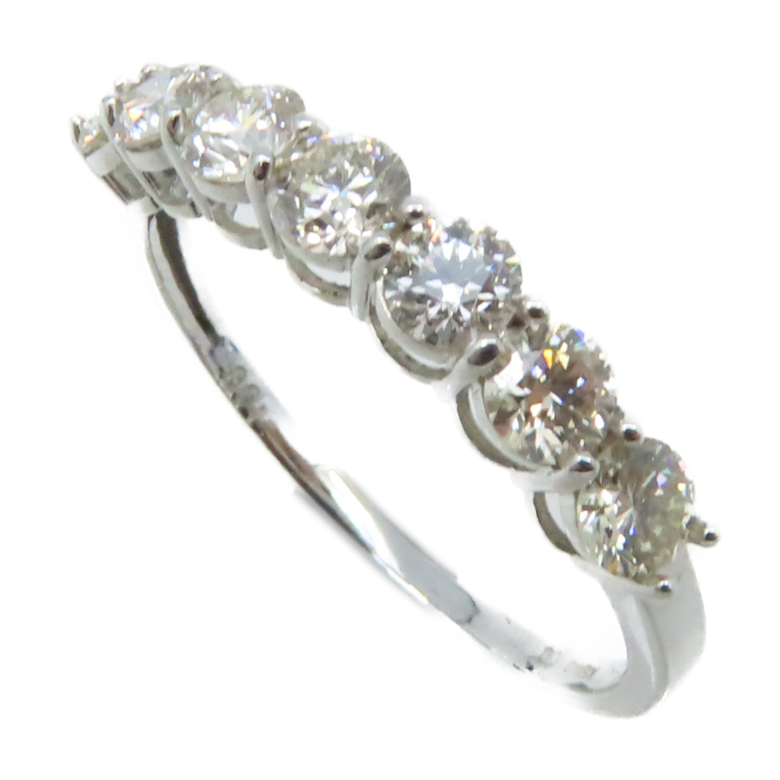 JEWELRY 18K白金Diamond Ring 1.0ct鑽石戒指US#7.75