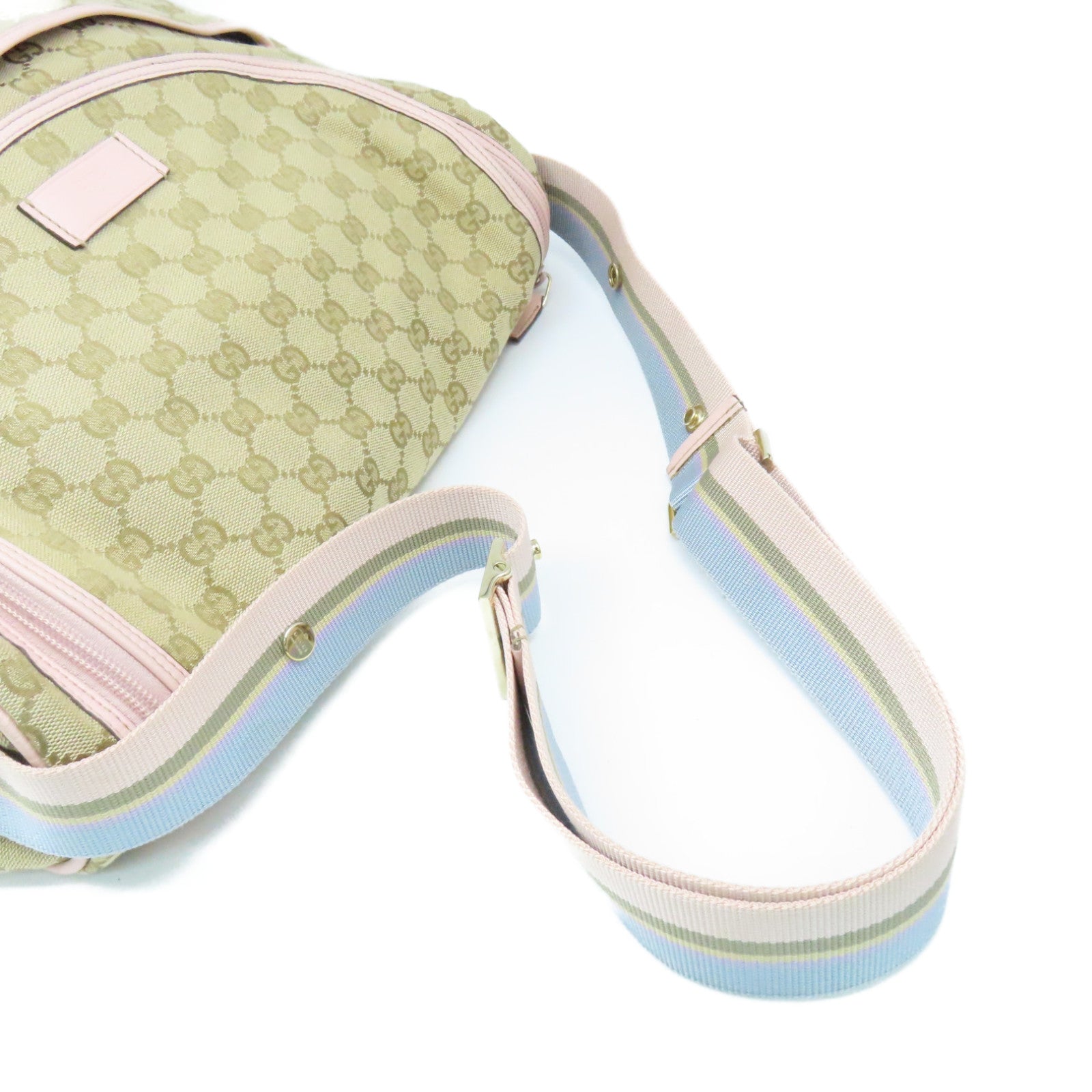 GUCCI GG帆布Shoulder Bag肩背袋啡色