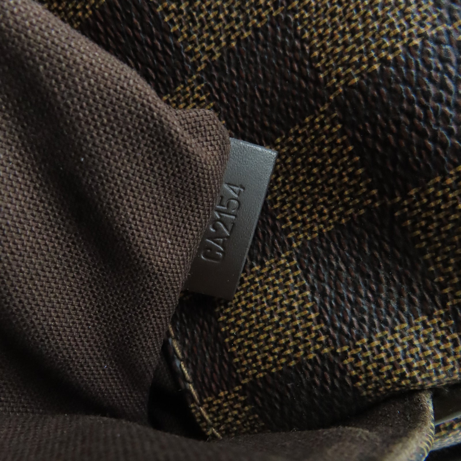 LOUIS VUITTON Damier District MM Shoulder Bag Brown