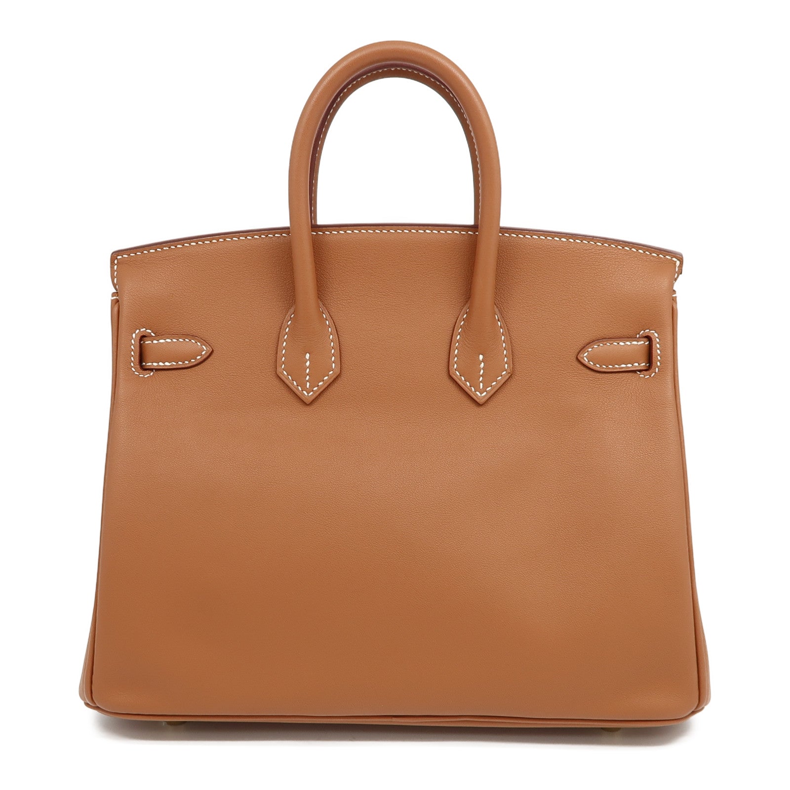 HERMES Swift皮革Birkin 25金扣手挽袋Gold經典駝色