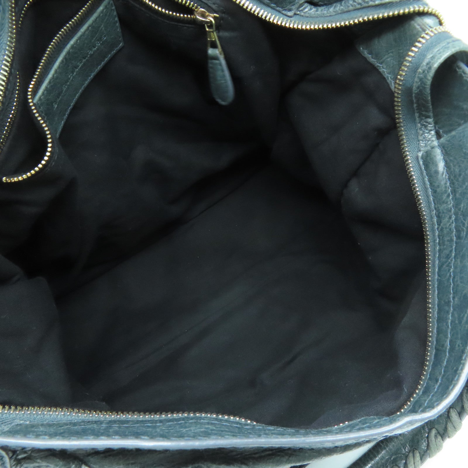 BALENCIAGA 牛皮皮革City Bag手挽肩背兩用袋綠色