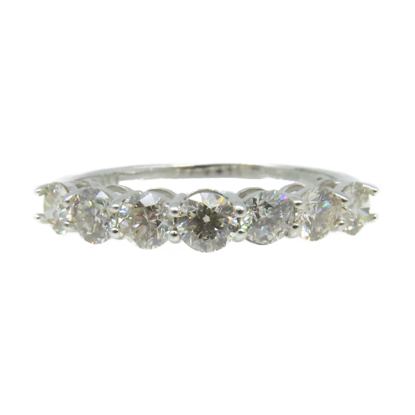 JEWELRY 18K白金Diamond Ring 1.0ct鑽石戒指US#7.75