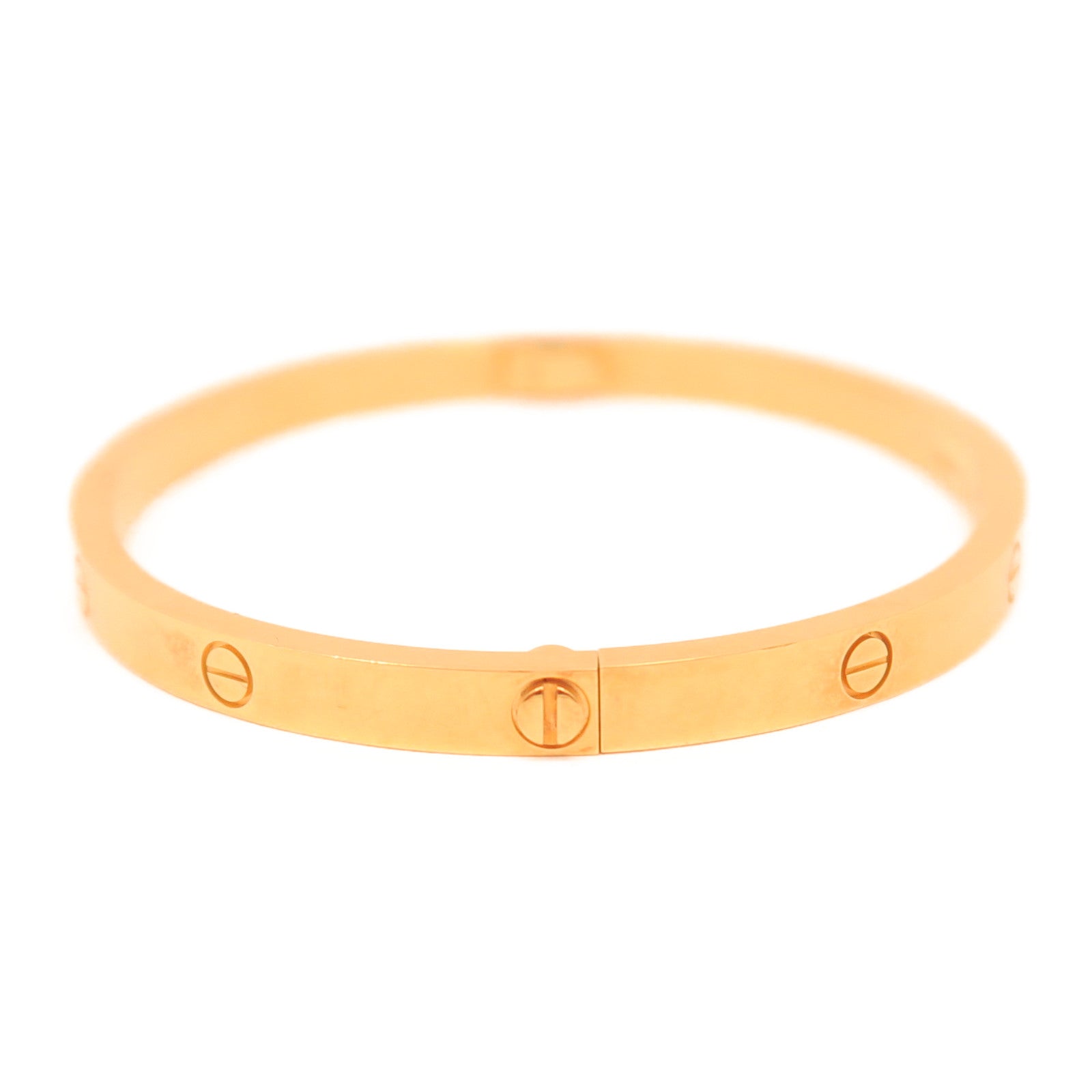 CARTIER 18K黃金Mini Love Bracelet金扣手鐲金色