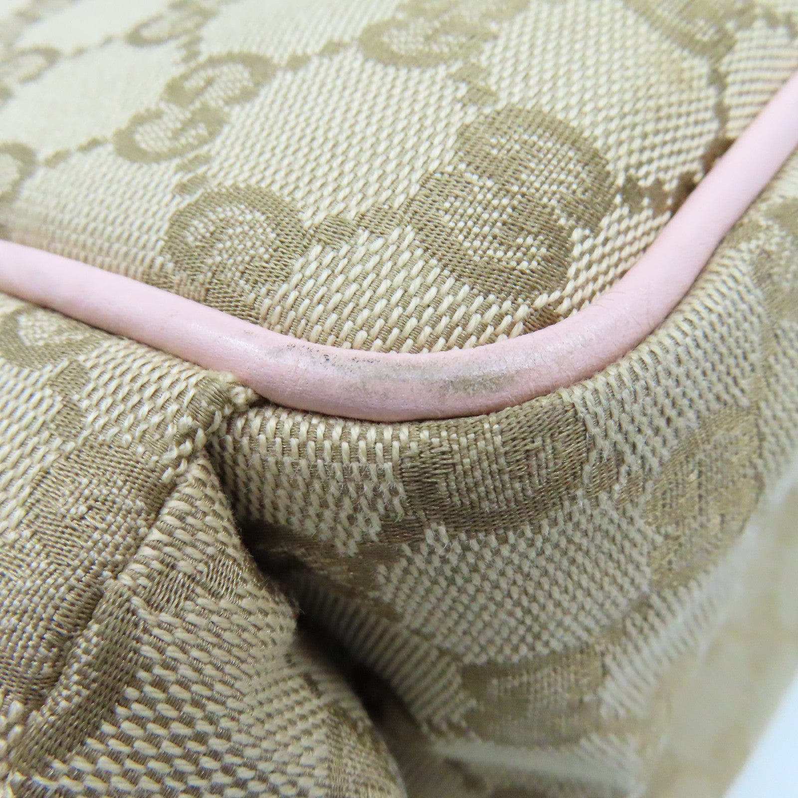 GUCCI GG帆布Shoulder Bag肩背袋啡色