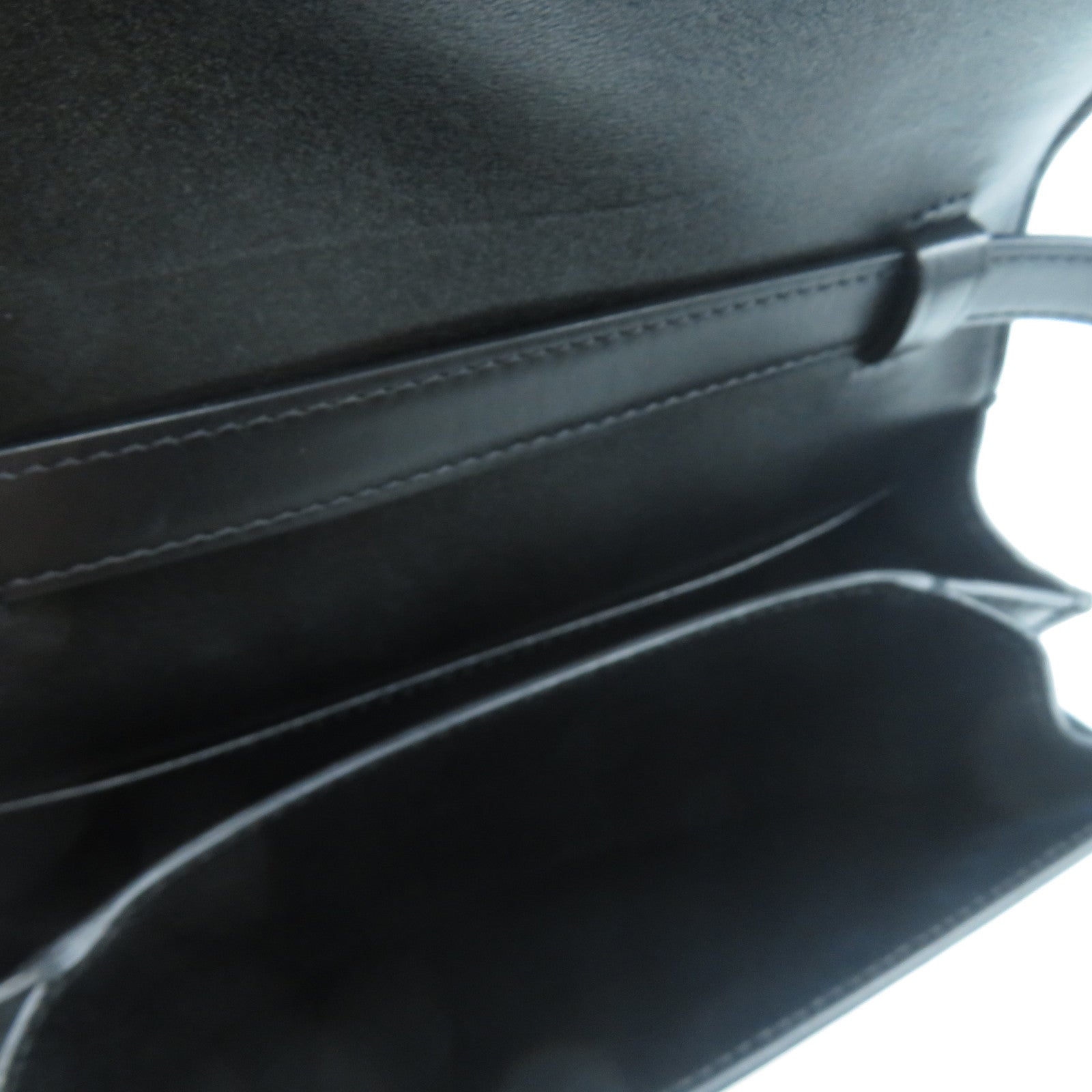 CELINE 牛皮皮革Shoulder Bag金扣肩背袋黑色