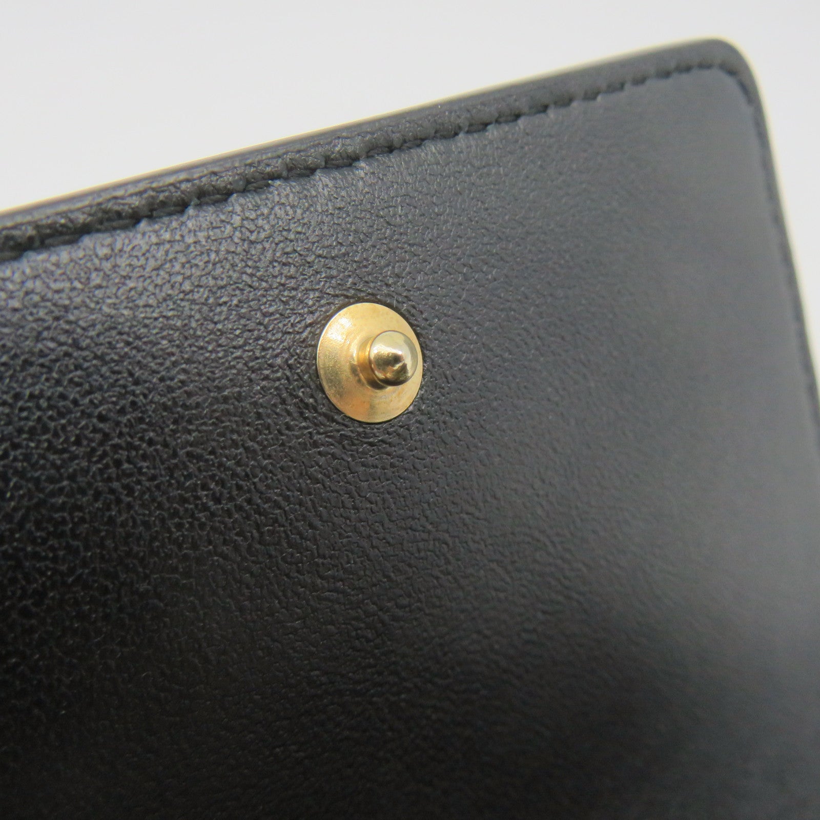Dior cowhide leather Short Wallet short wallet black