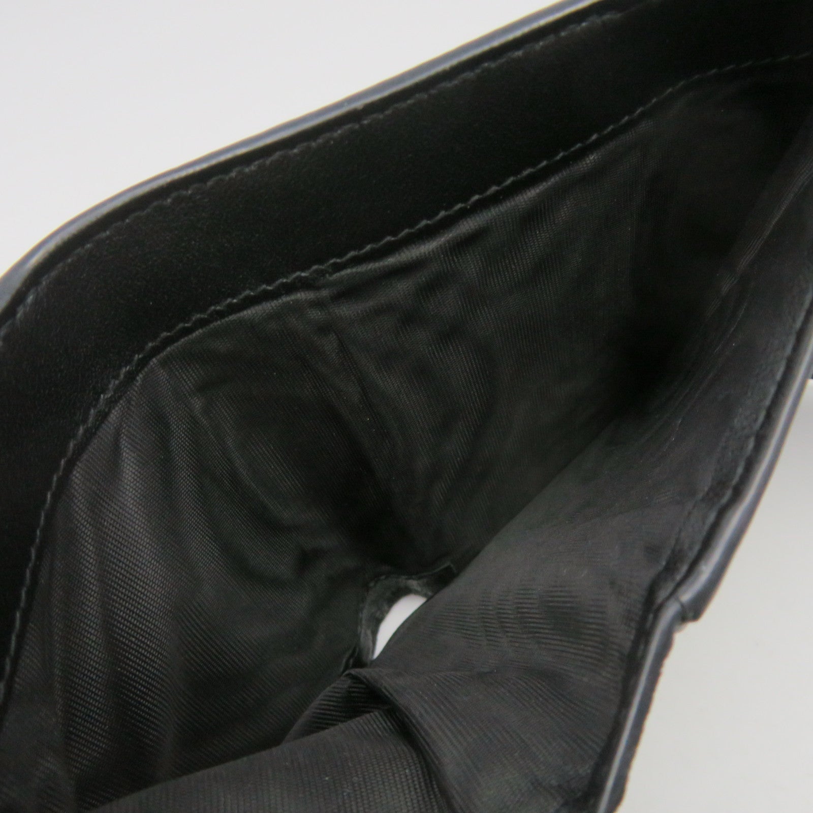 Dior cowhide leather Short Wallet short wallet black