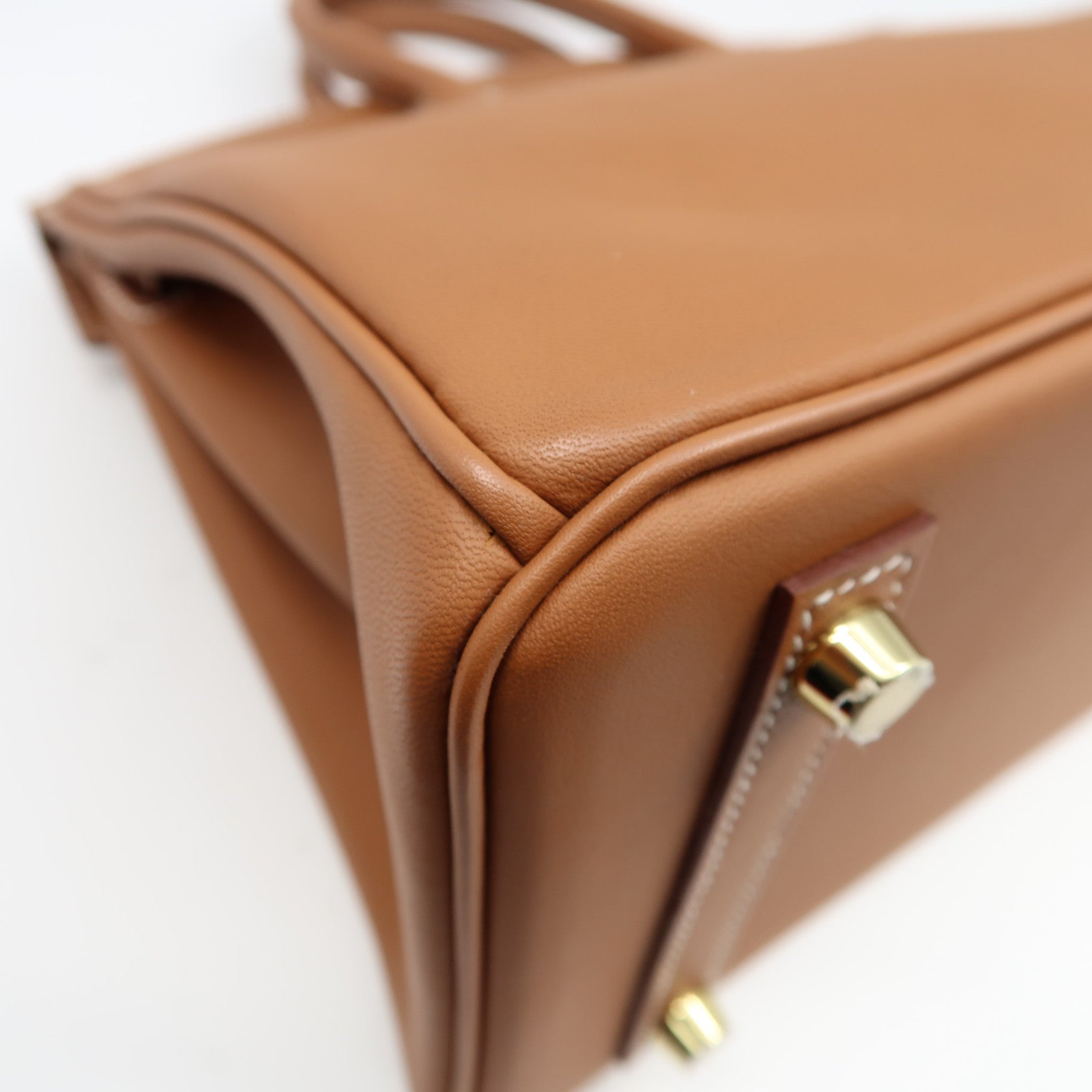 HERMES Swift皮革Birkin 25金扣手挽袋Gold經典駝色