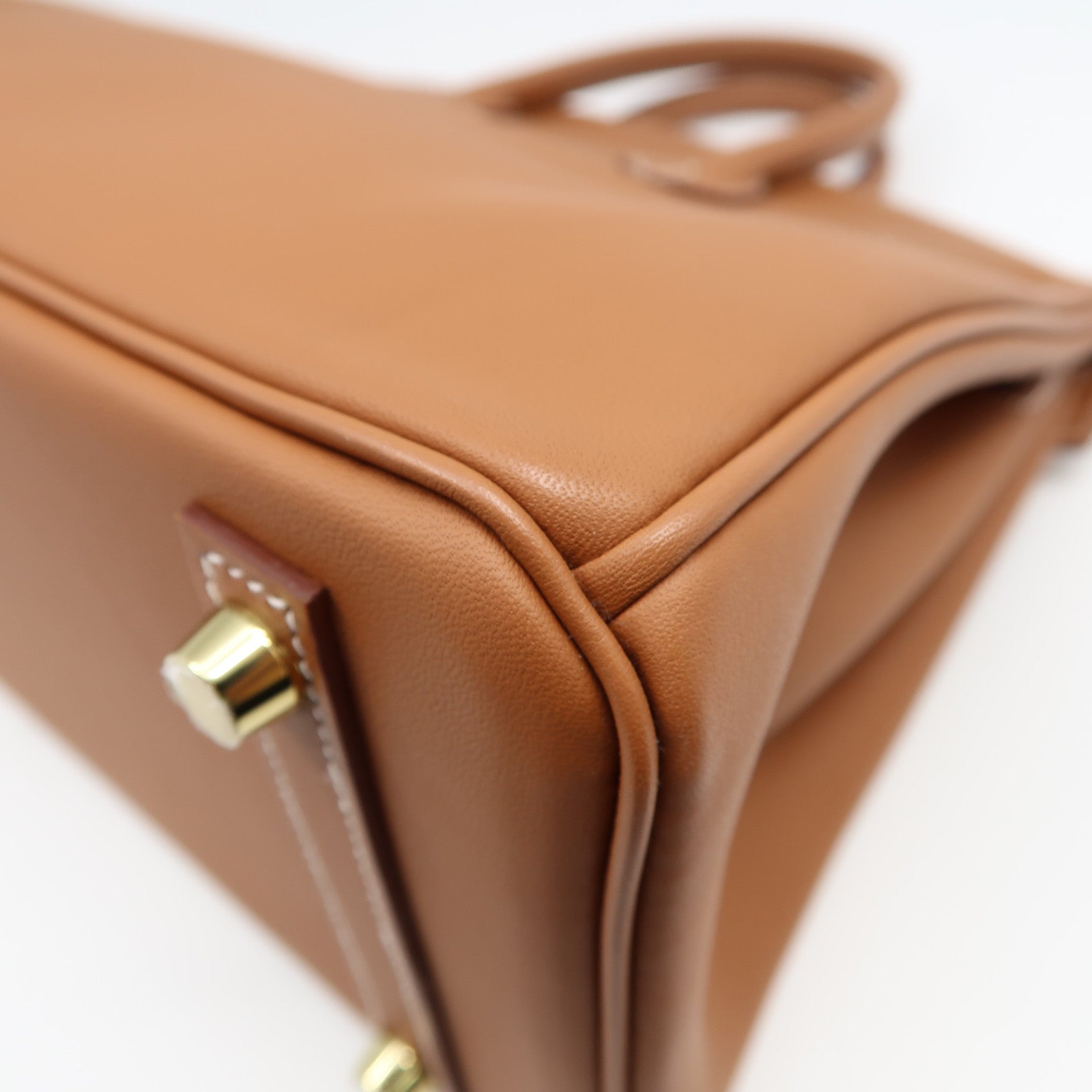 HERMES Swift皮革Birkin 25金扣手挽袋Gold經典駝色