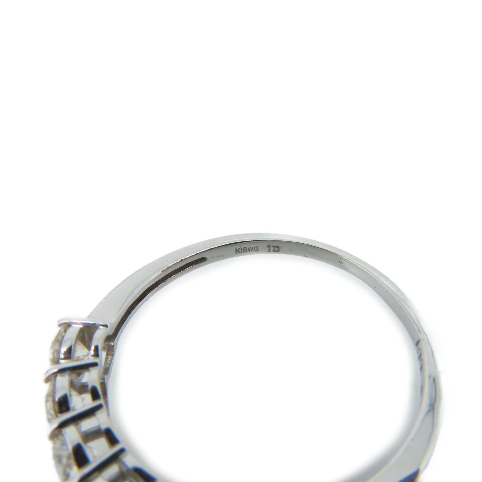 JEWELRY 18K白金Diamond Ring 1.0ct鑽石戒指US#7.75