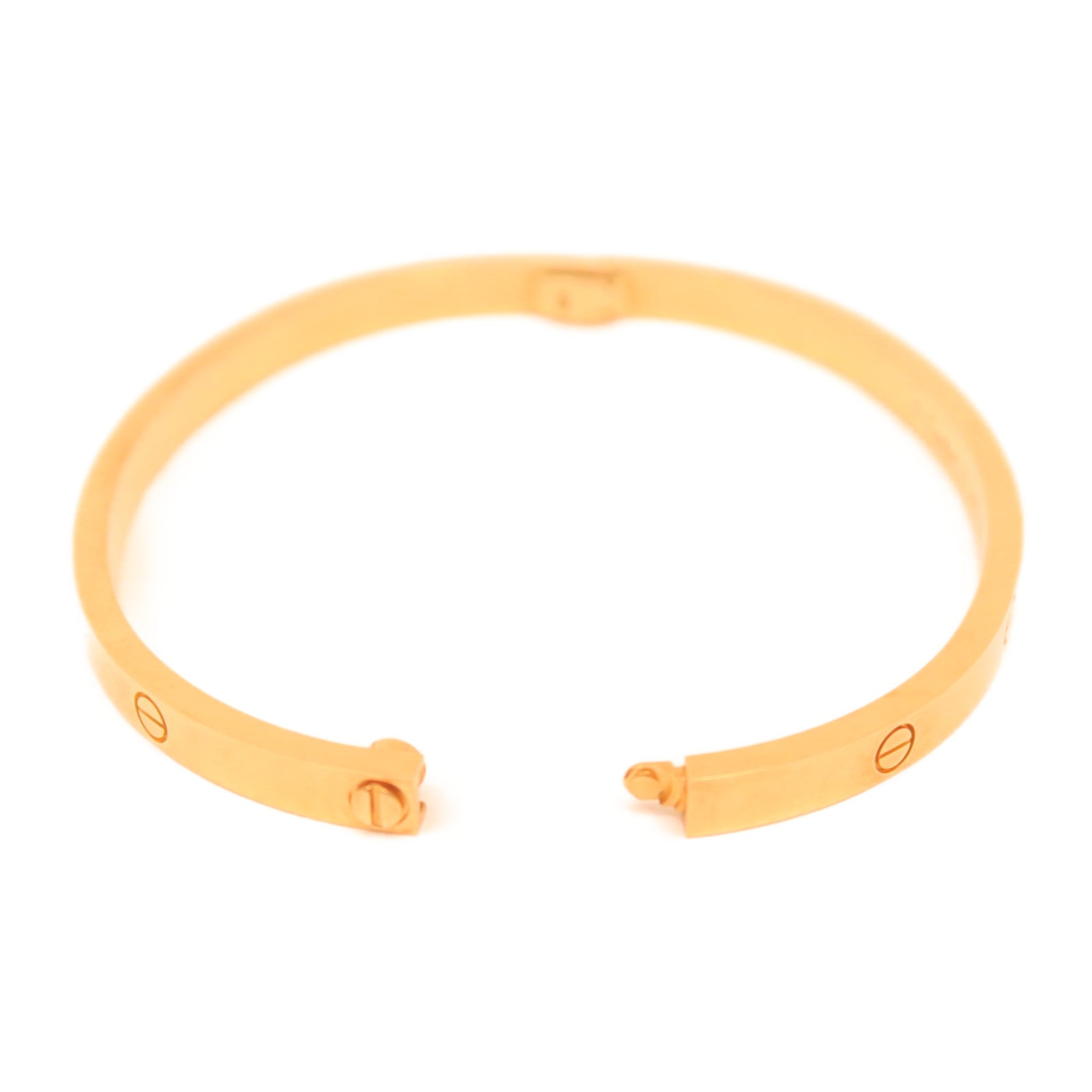 CARTIER 18K黃金Mini Love Bracelet金扣手鐲金色