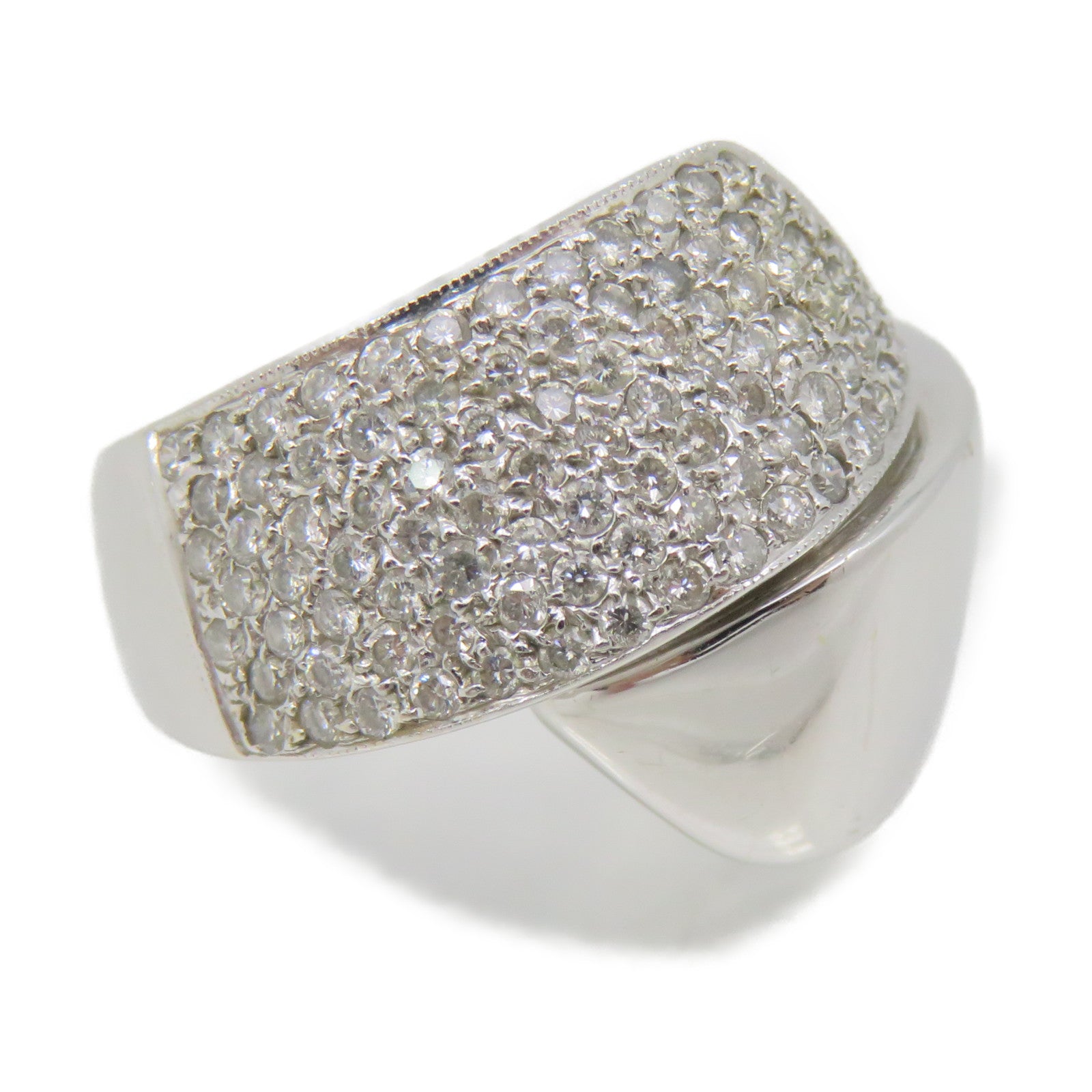 JEWELRY 18K白金/钻石Diamond Ring戒指US#6
