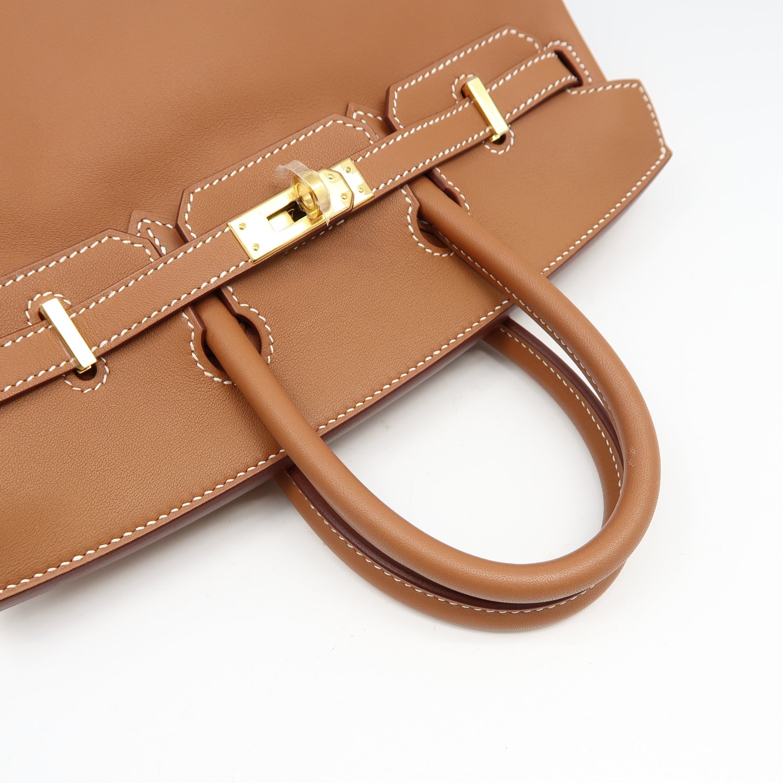 HERMES Swift皮革Birkin 25金扣手挽袋Gold經典駝色