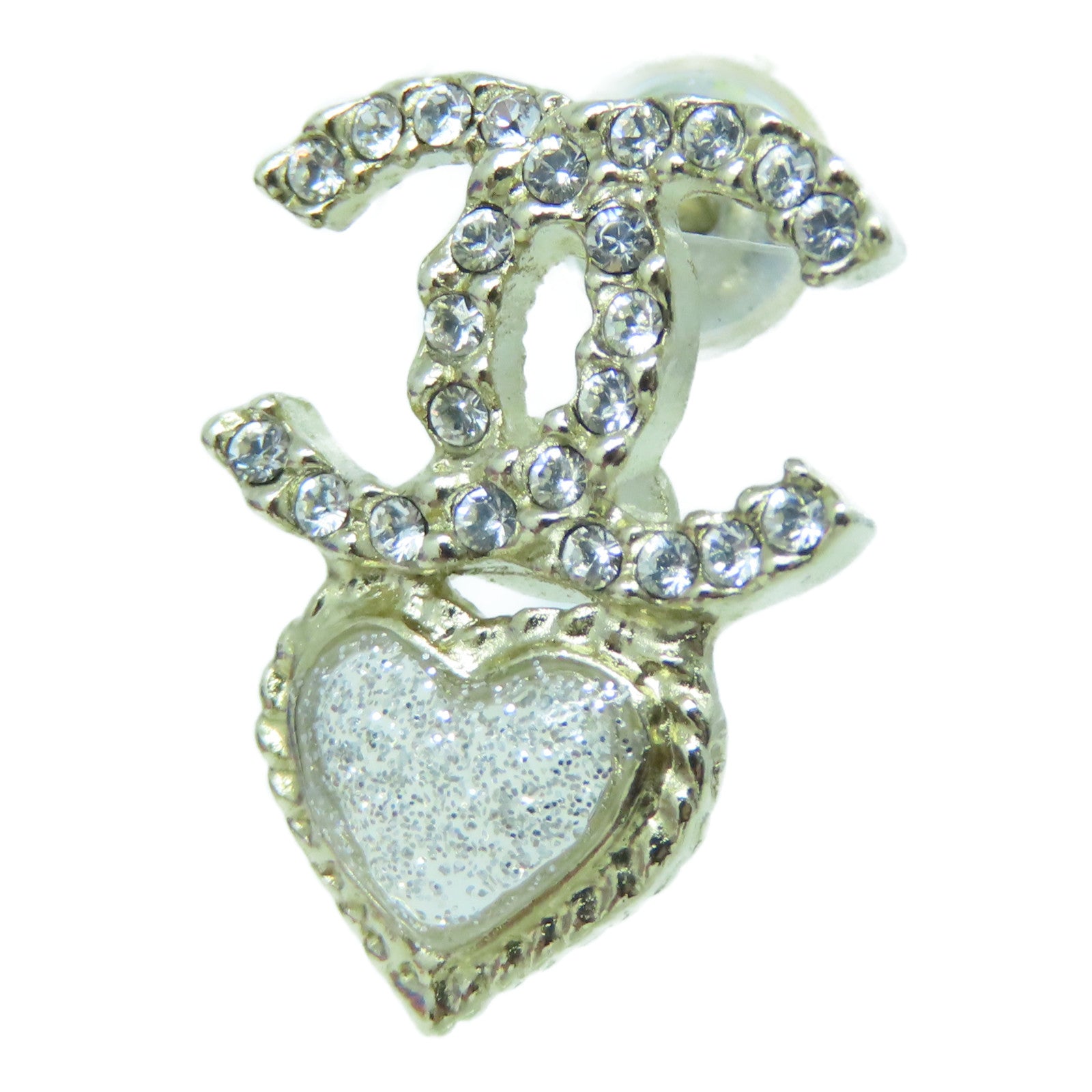 CHANEL 金属Earrings耳环金色黑色