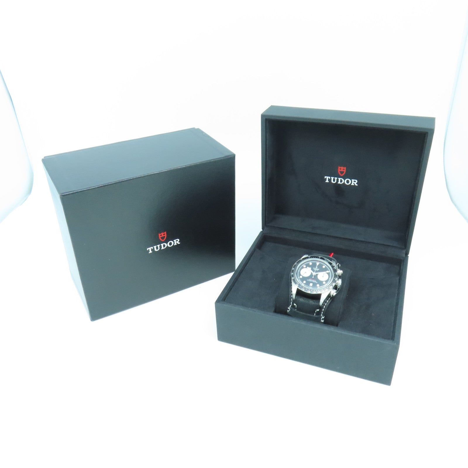 TUDOR Black Bay Chrono不鏽鋼手錶自動機芯黑色