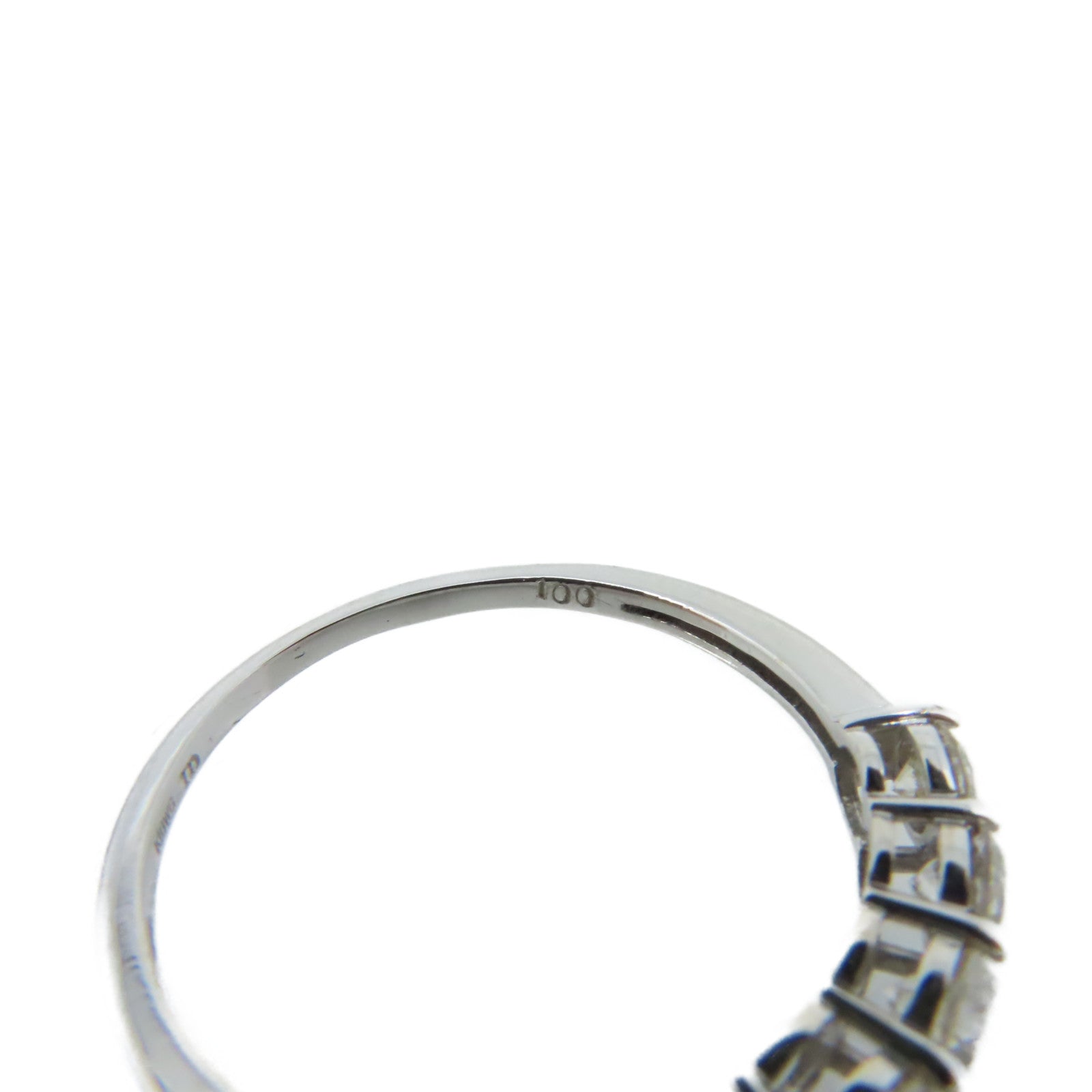 JEWELRY 18K白金Diamond Ring 1.0ct鑽石戒指US#7.75