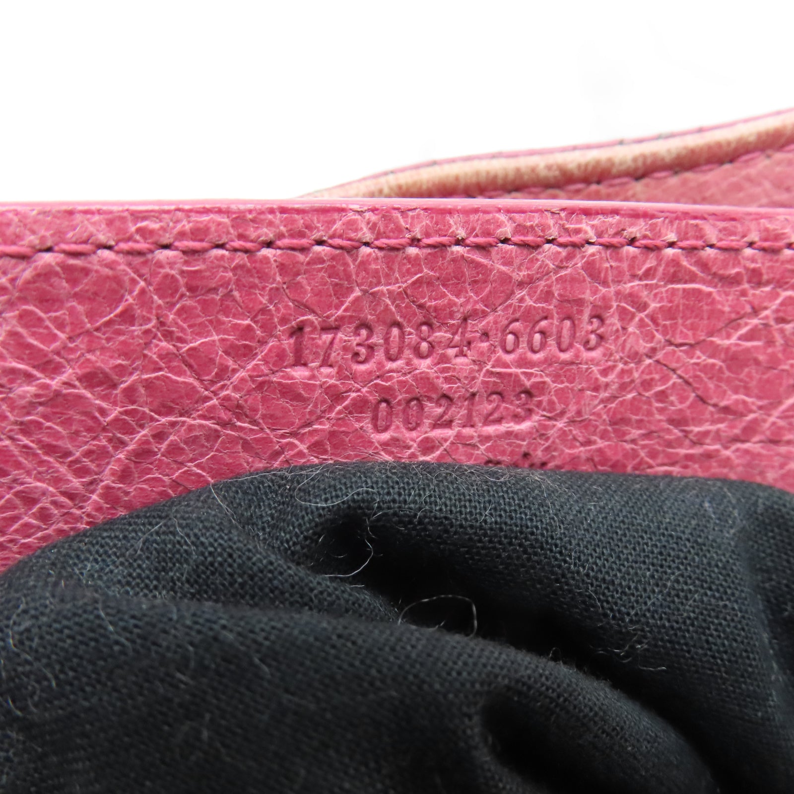 BALENCIAGA 羊皮皮革City金扣肩背袋粉红色