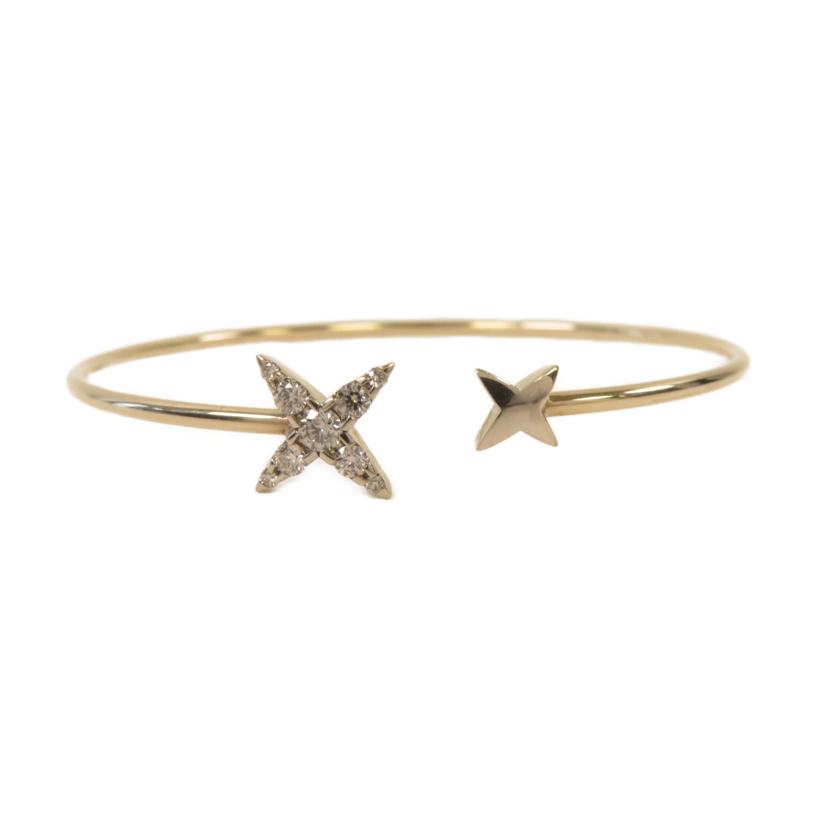 JEWELRY 18K玫瑰金Bangle 0.28ct鑽石手鐲