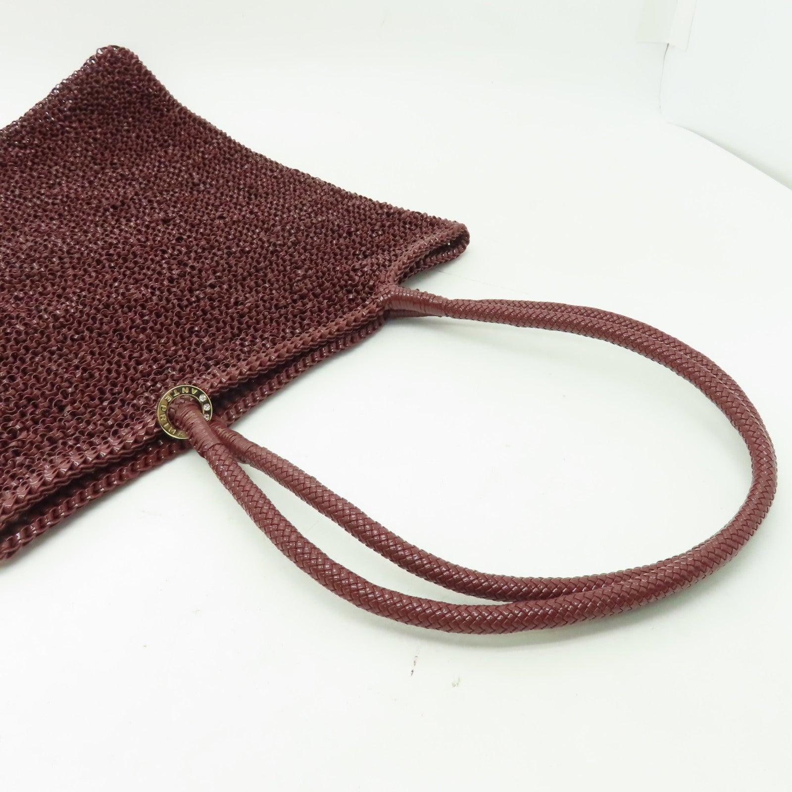 ANTEPRIMA PVC Tote Bag金扣手挽袋紅色